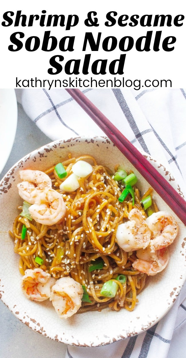 Shrimp Soba Noodle Salad