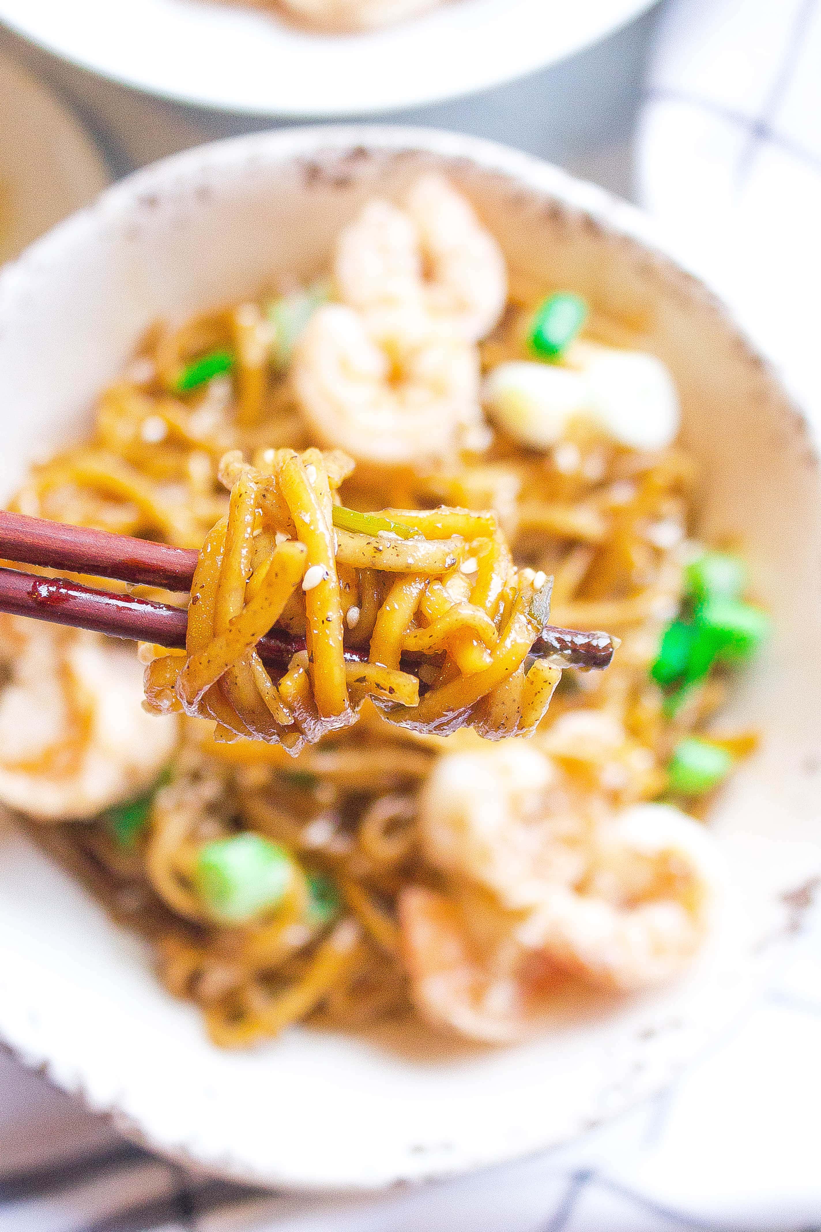 Shrimp Soba Noodle Salad