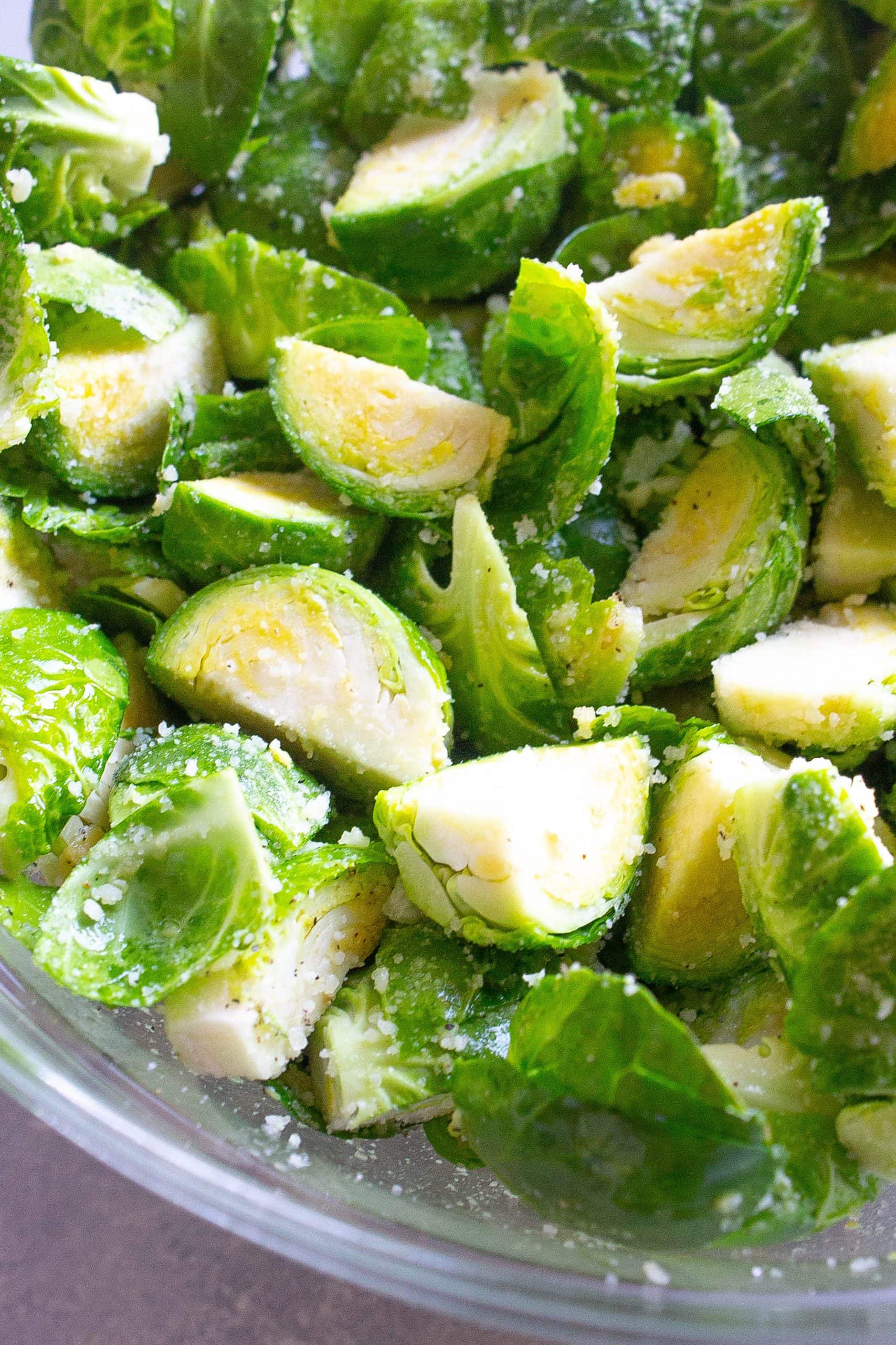 Roasted Garlic Parmesan Brussel Sprouts