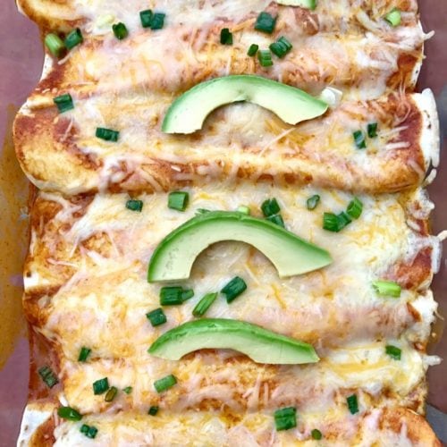 Spicy Chicken and Cheese Enchiladas - Kathryn's Kitchen