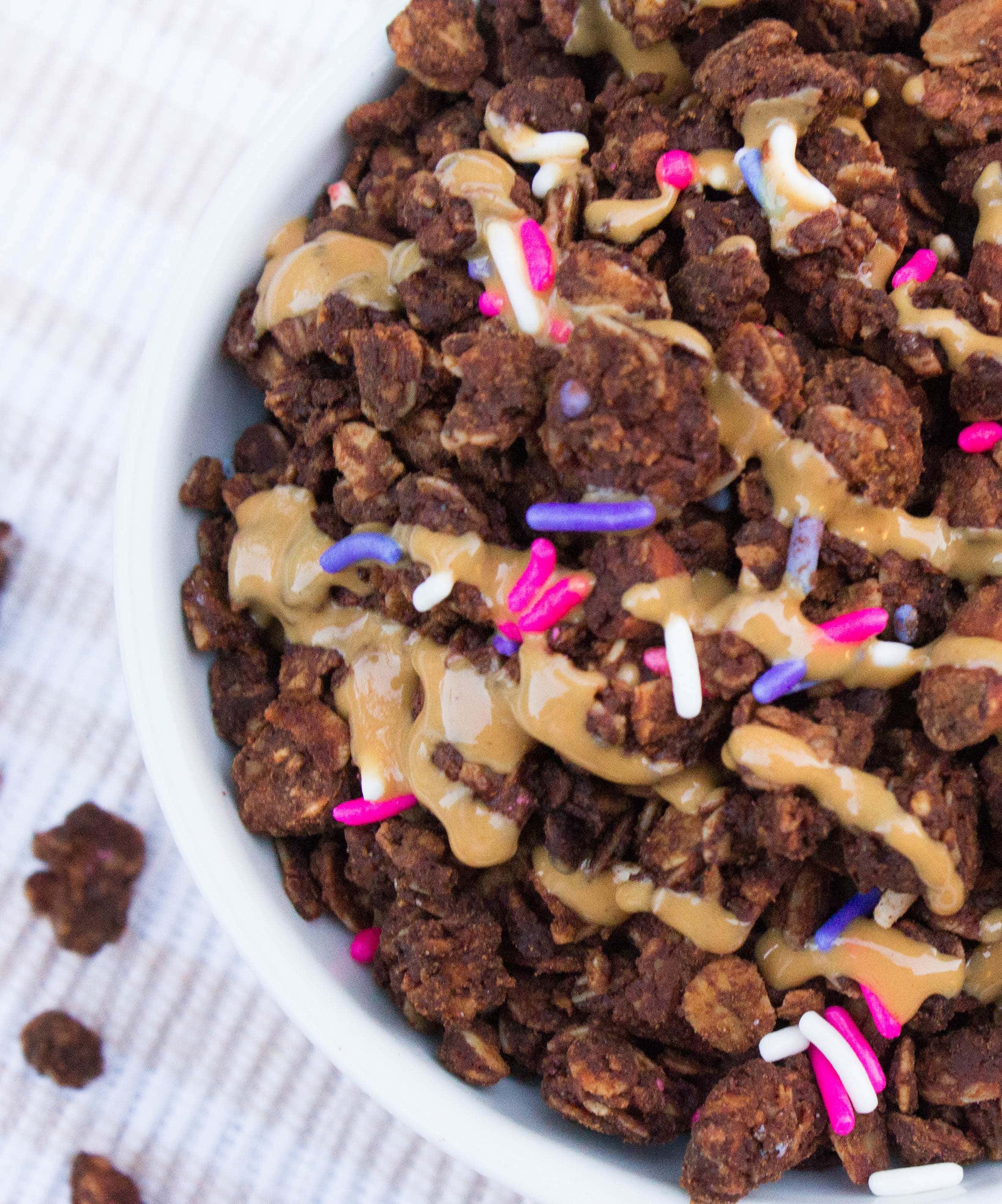 Crunchy Peanut Butter Chocolate Granola