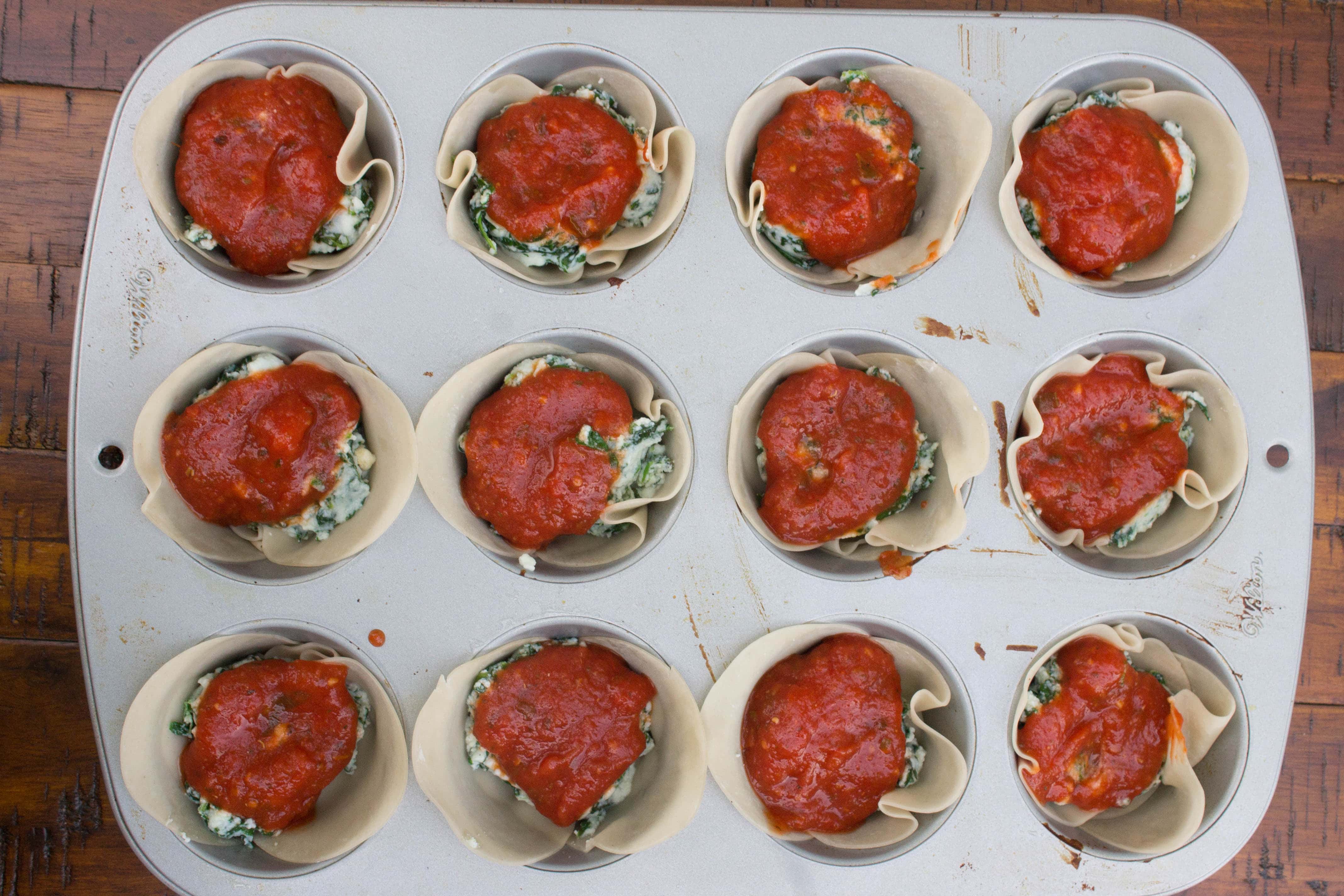 Baked Lasagna Cups