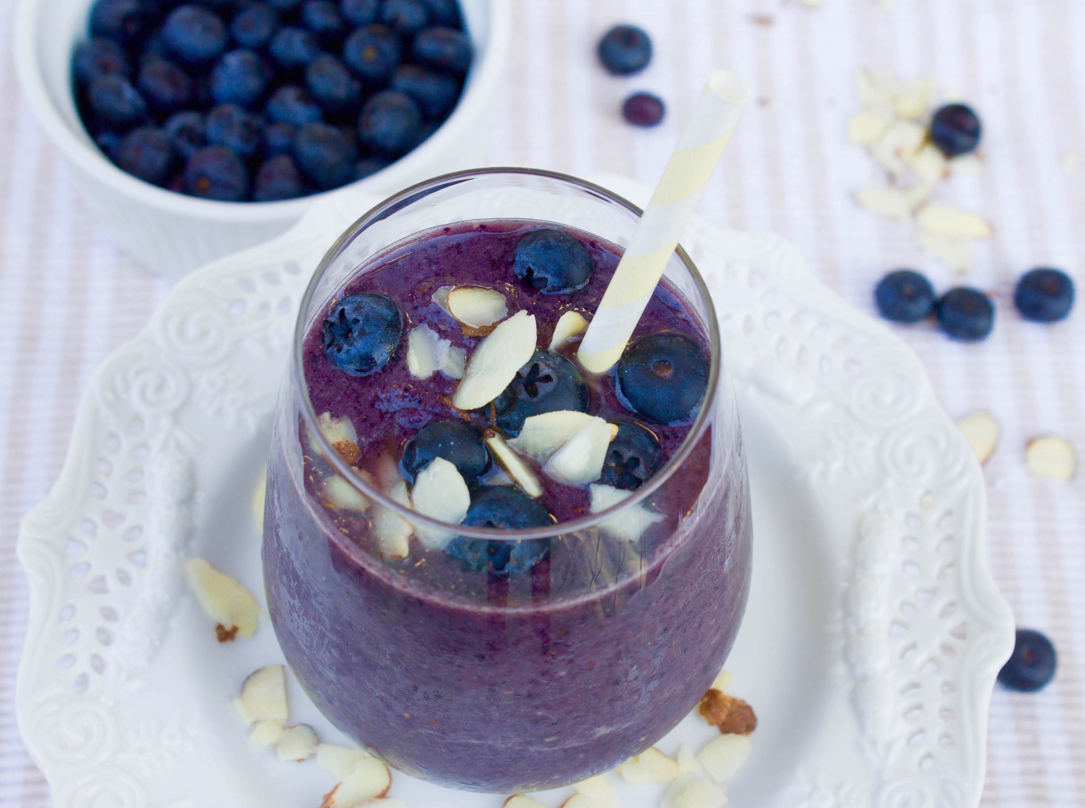 Healthy Blueberry Muffin Smoothie