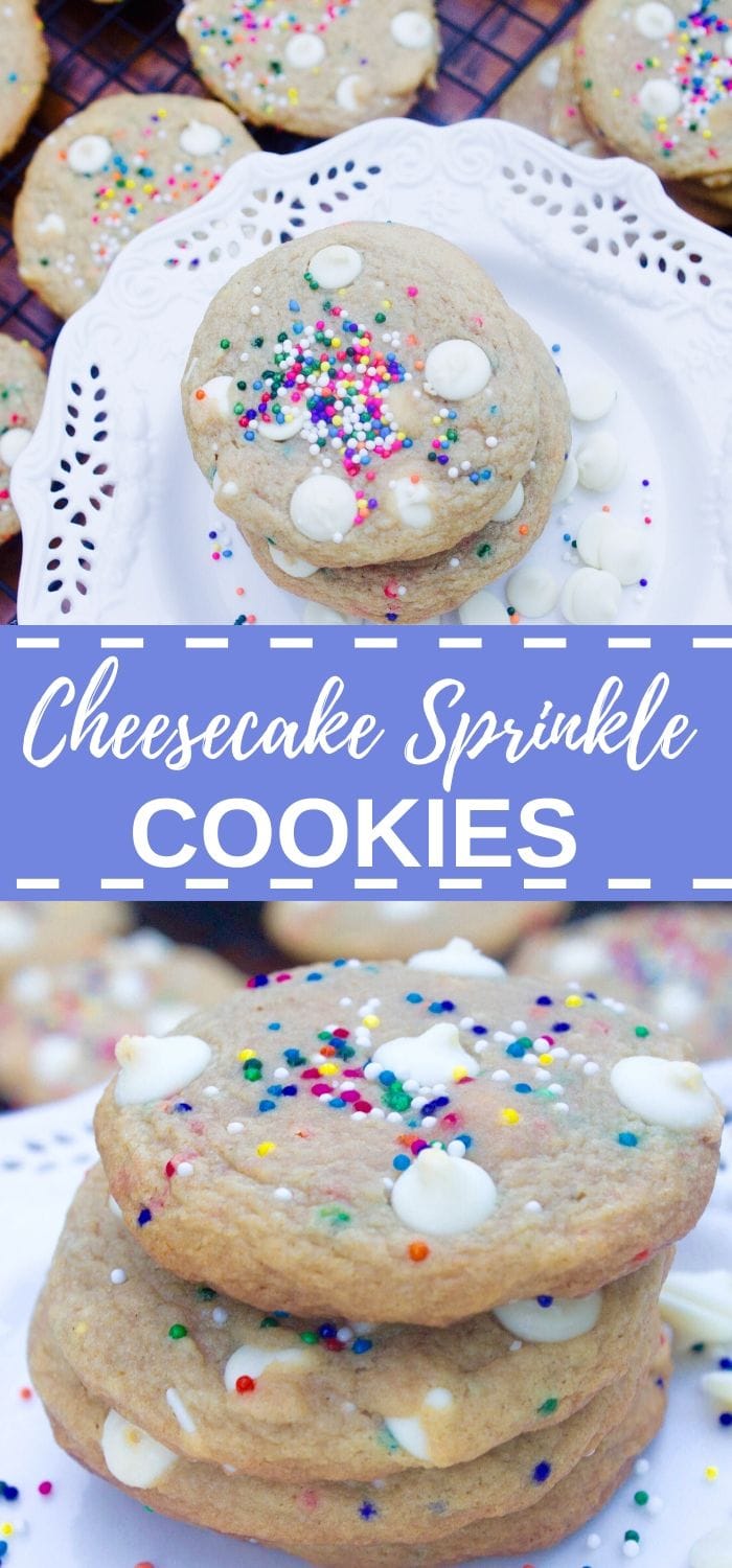 Cheesecake Sprinkle Cookies