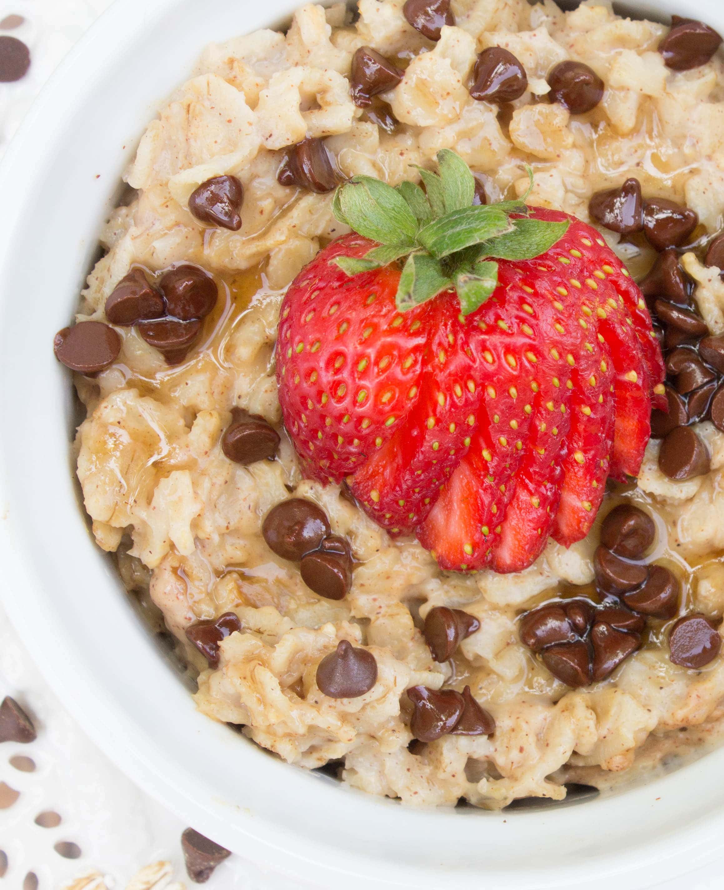 Strawberry Chocolate Chip Oatmeal