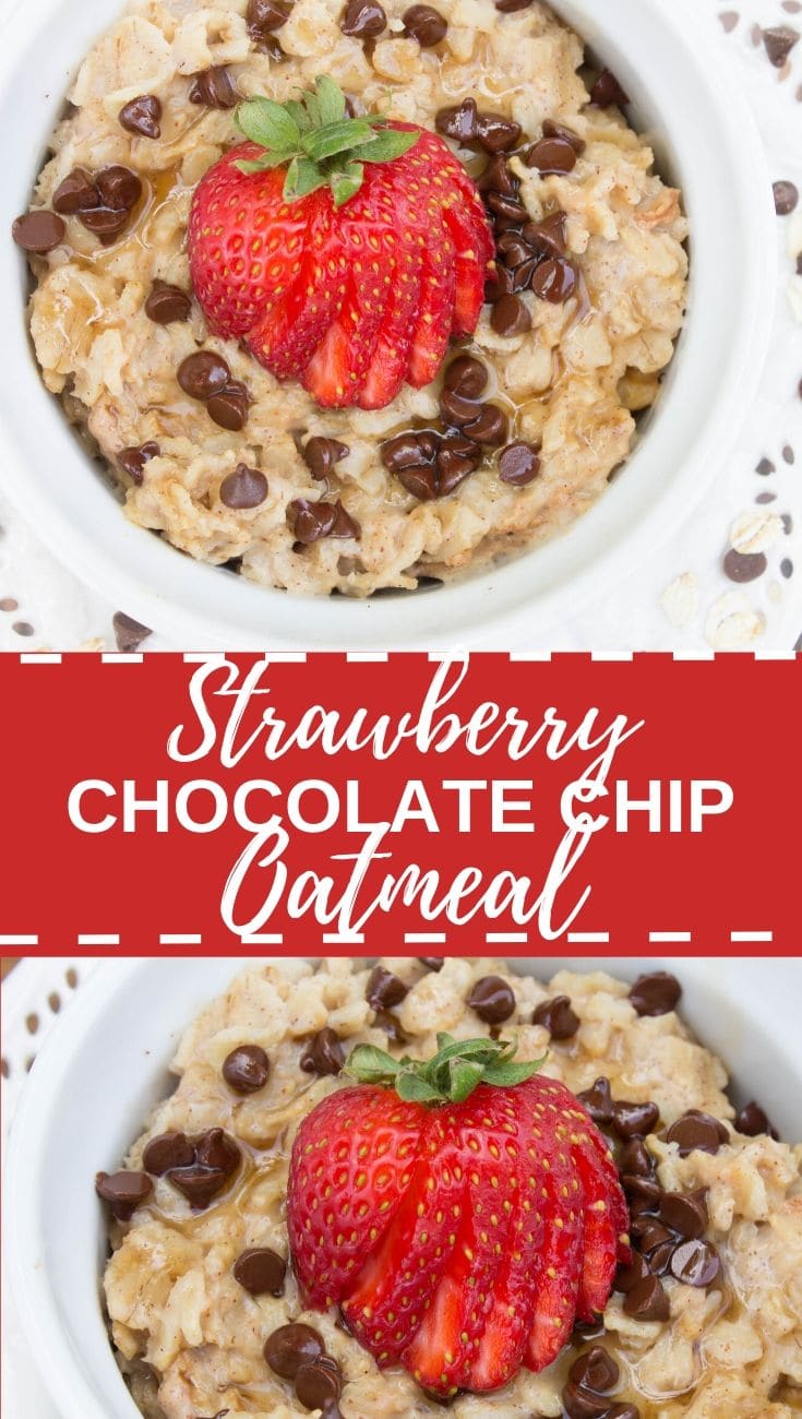 Strawberry Chocolate Chip Oatmeal