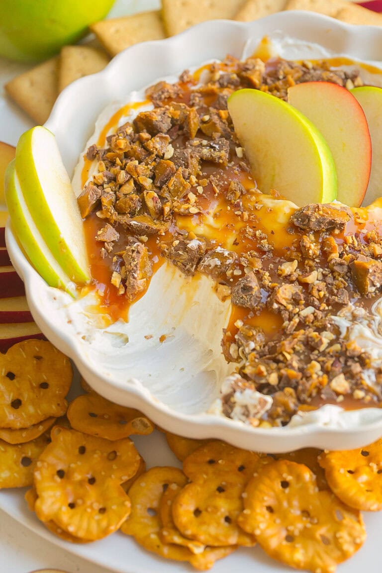 Cream Cheese Caramel Apple Dip