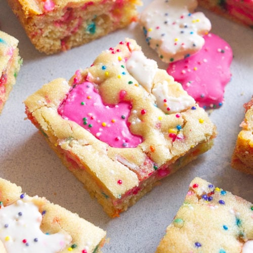 Valentine's Day Cake Mix Cookies - Kathryn's Kitchen
