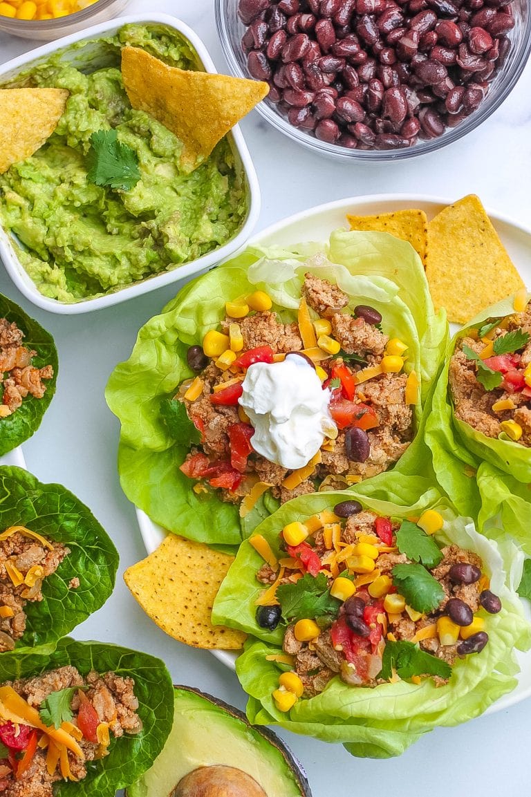 Taco Lettuce Wraps Healthier Version Kathryns Kitchen 7673