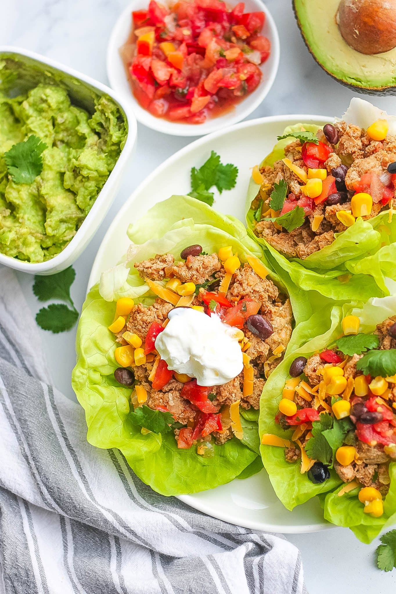 Taco Lettuce Wraps (Healthier Version)- Kathryn's Kitchen