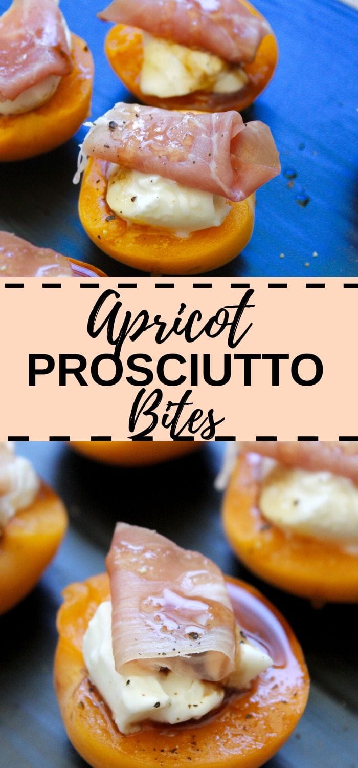 Apricot and Prosciutto bites