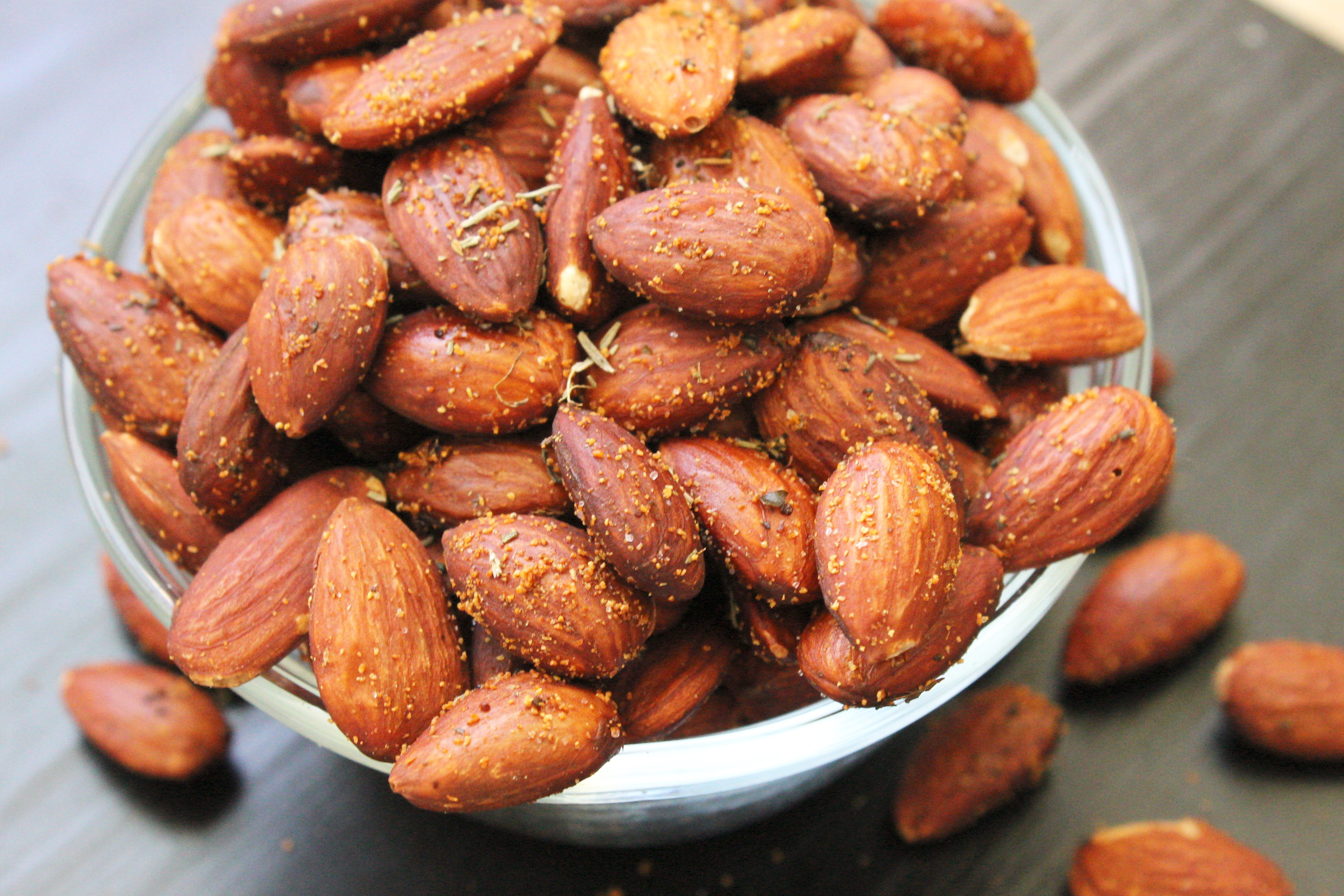 Roasted Rosemary and Garlic Almonds