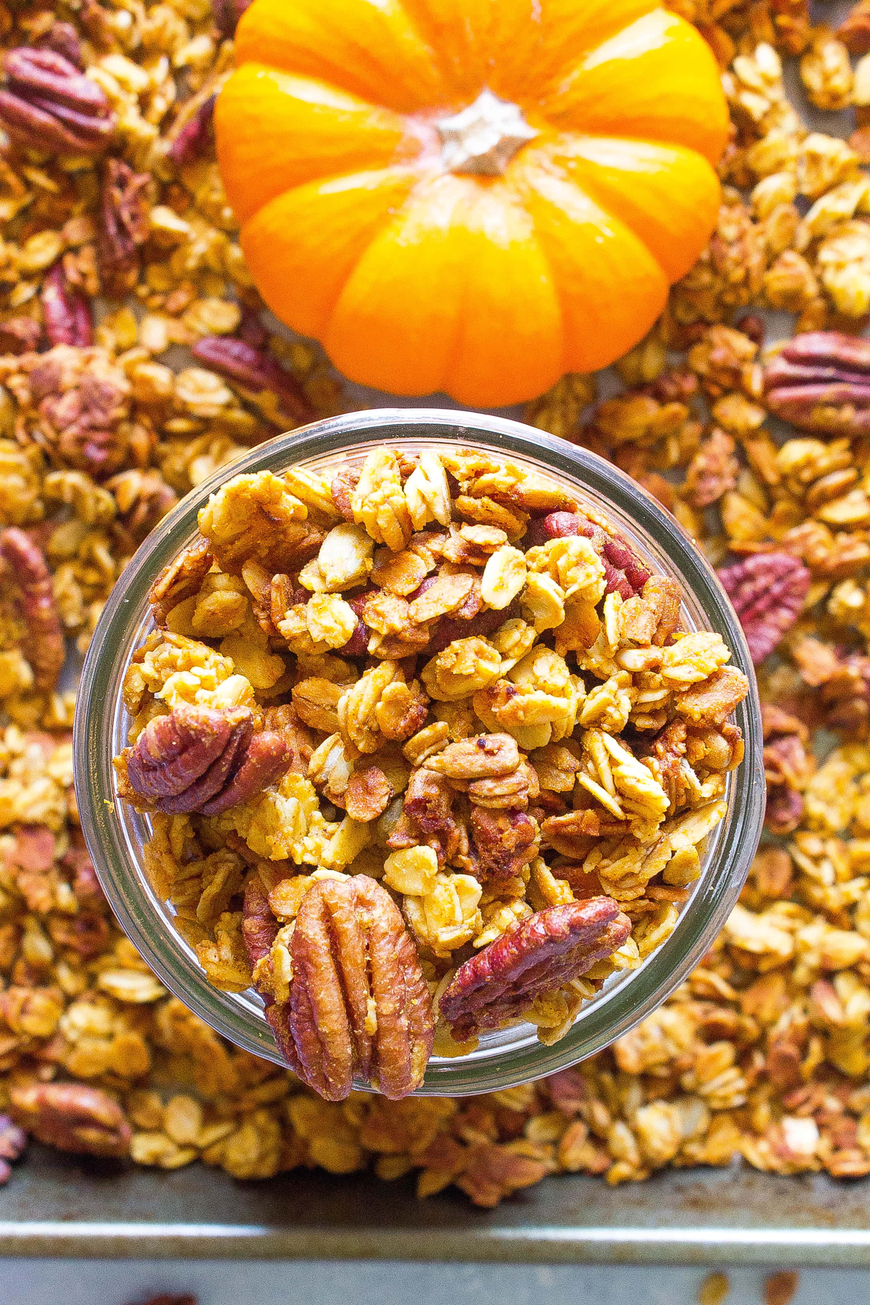 10+ Easy and Healthy Pumpkin and Fall Recipes/ Healthy Pumpkin Spice Granola