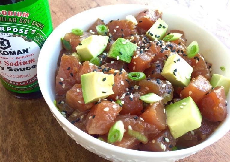 Ahi Tuna Poke With Avocado Kathryn S Kitchen