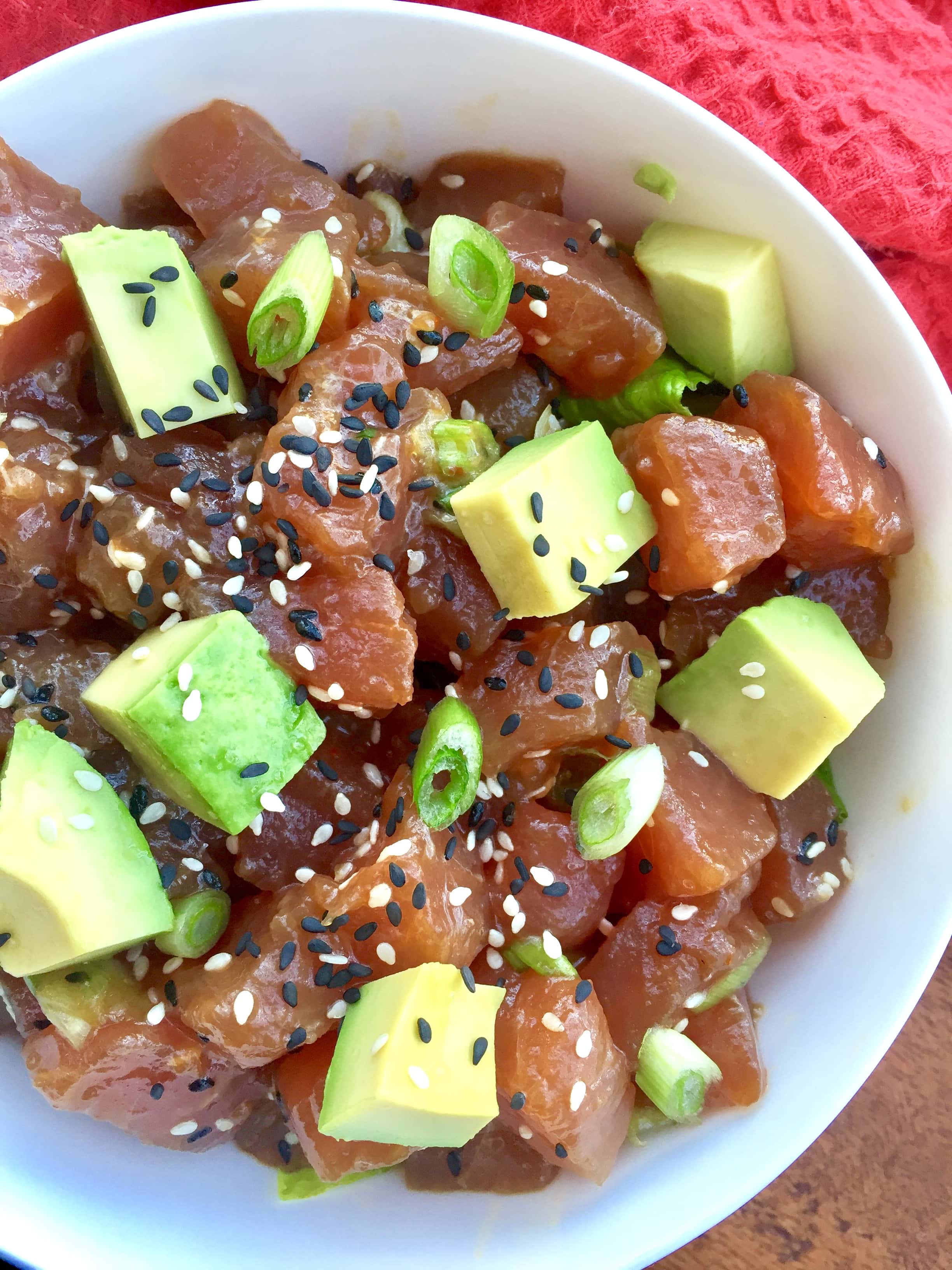 Ahi Tuna Poke with Avocado