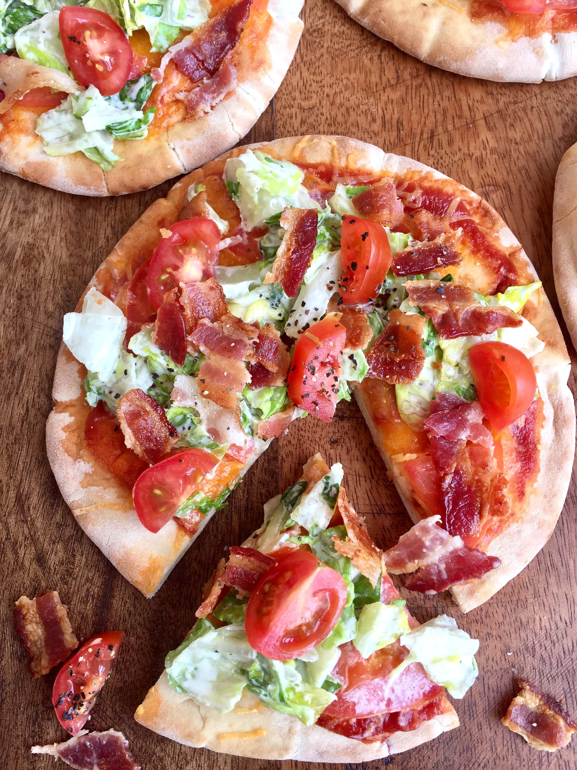 Mini BLT Pizzas