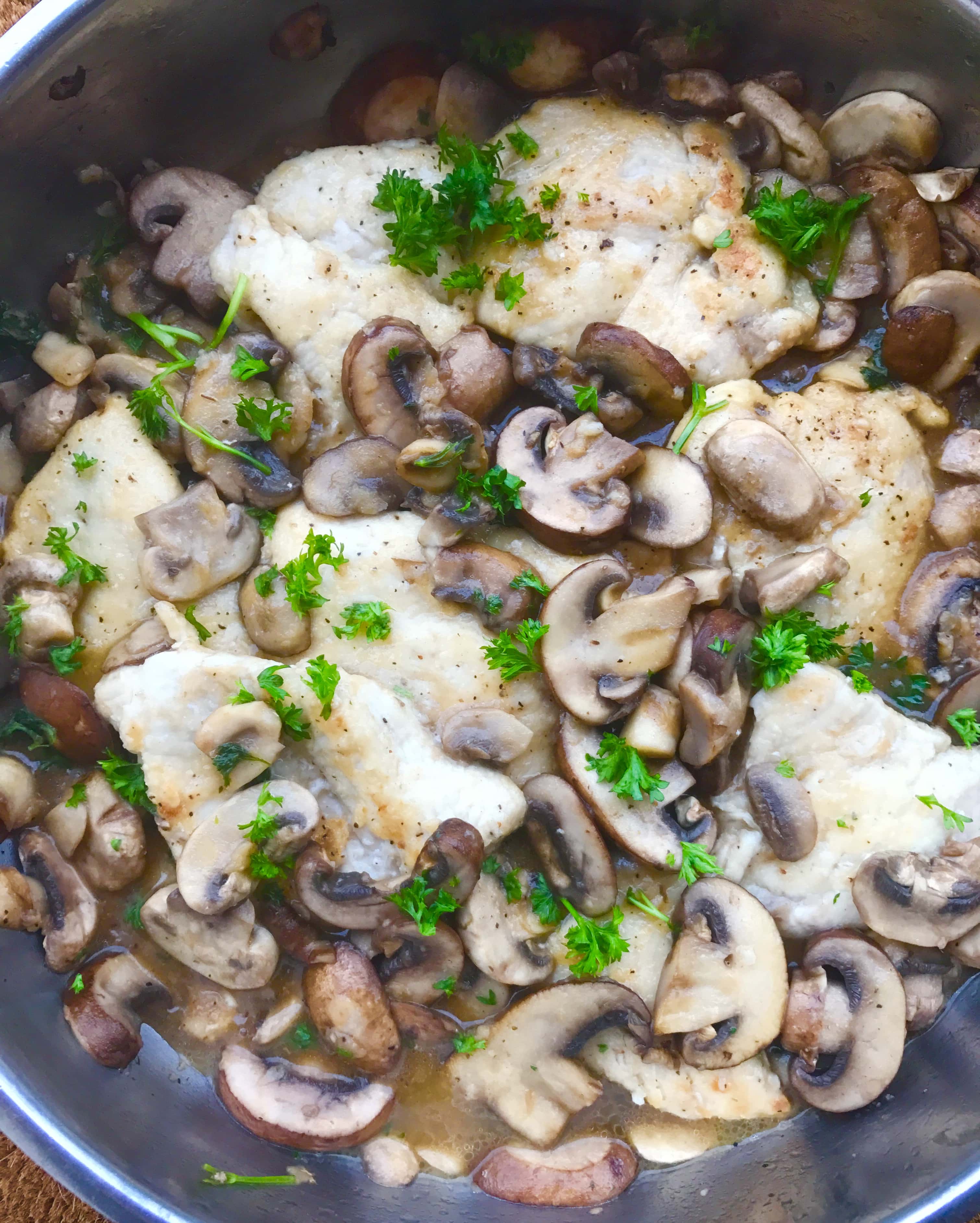 Skillet Chicken Marsala