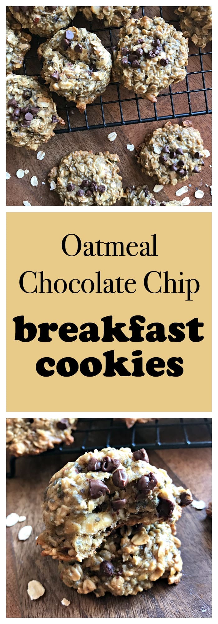 Oatmeal Chocolate Chip Breakfast Cookies 2