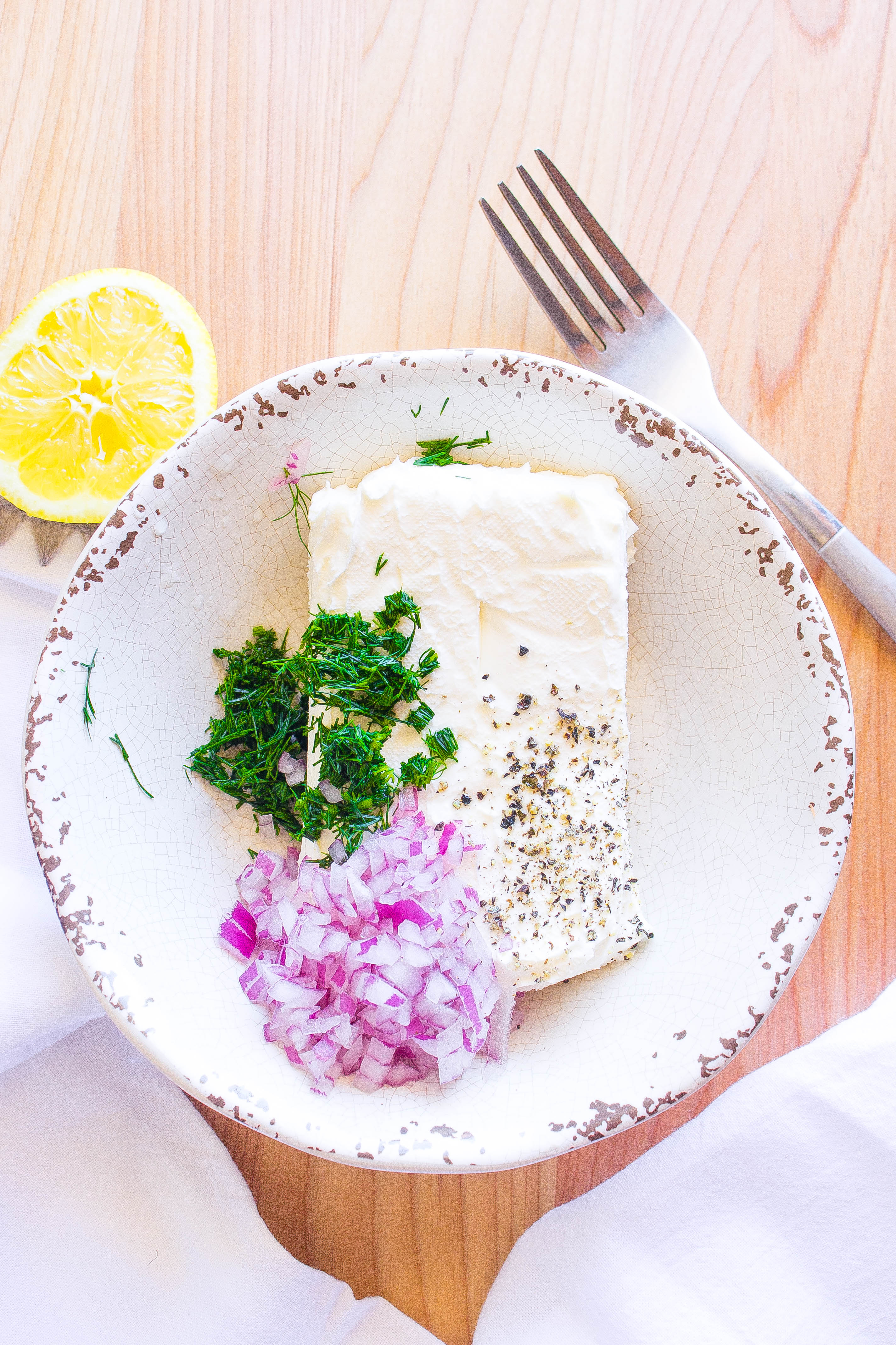 Fresh Dill and Lemon Cream Cheese