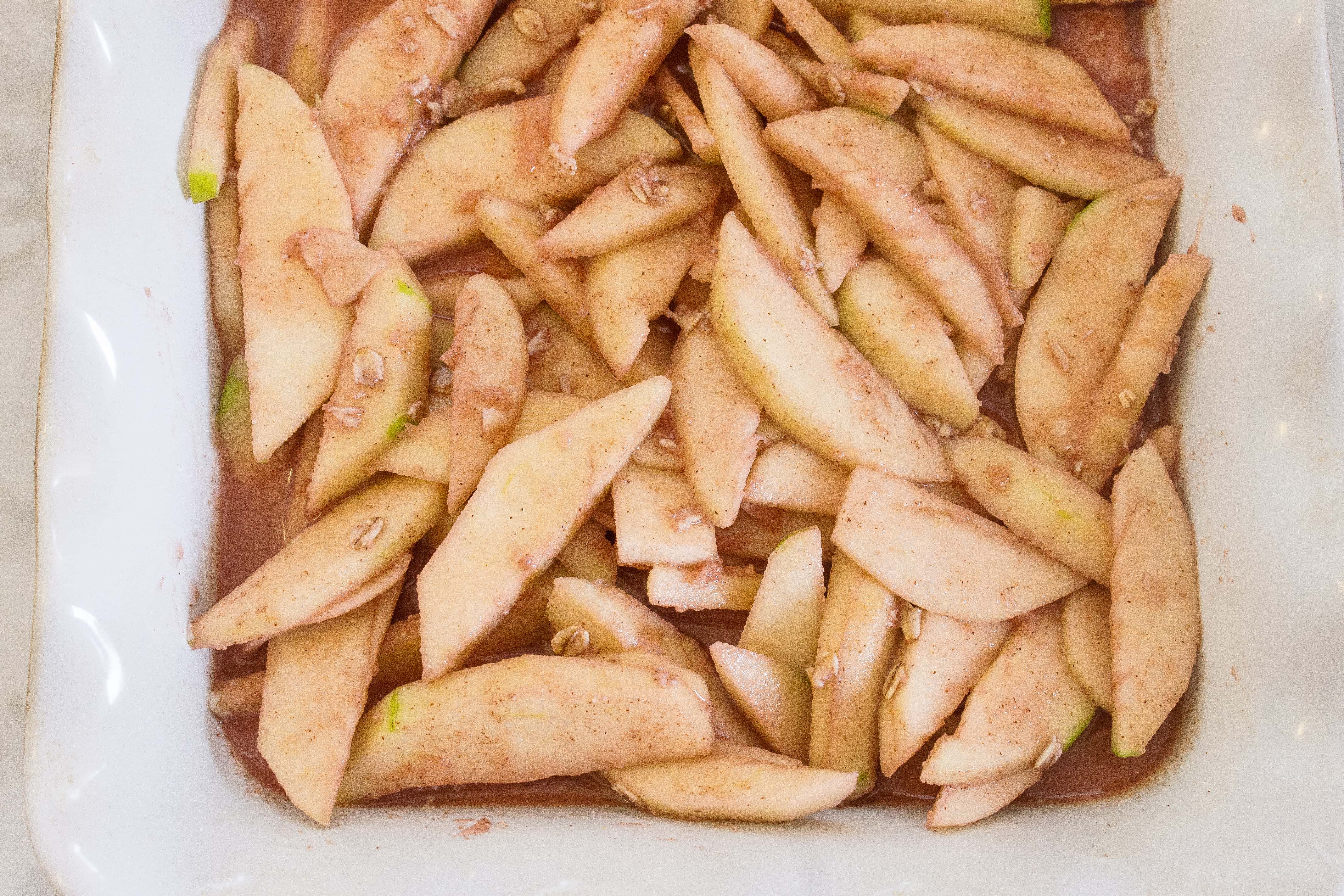 Pomegranate Apple Cobbler mixture