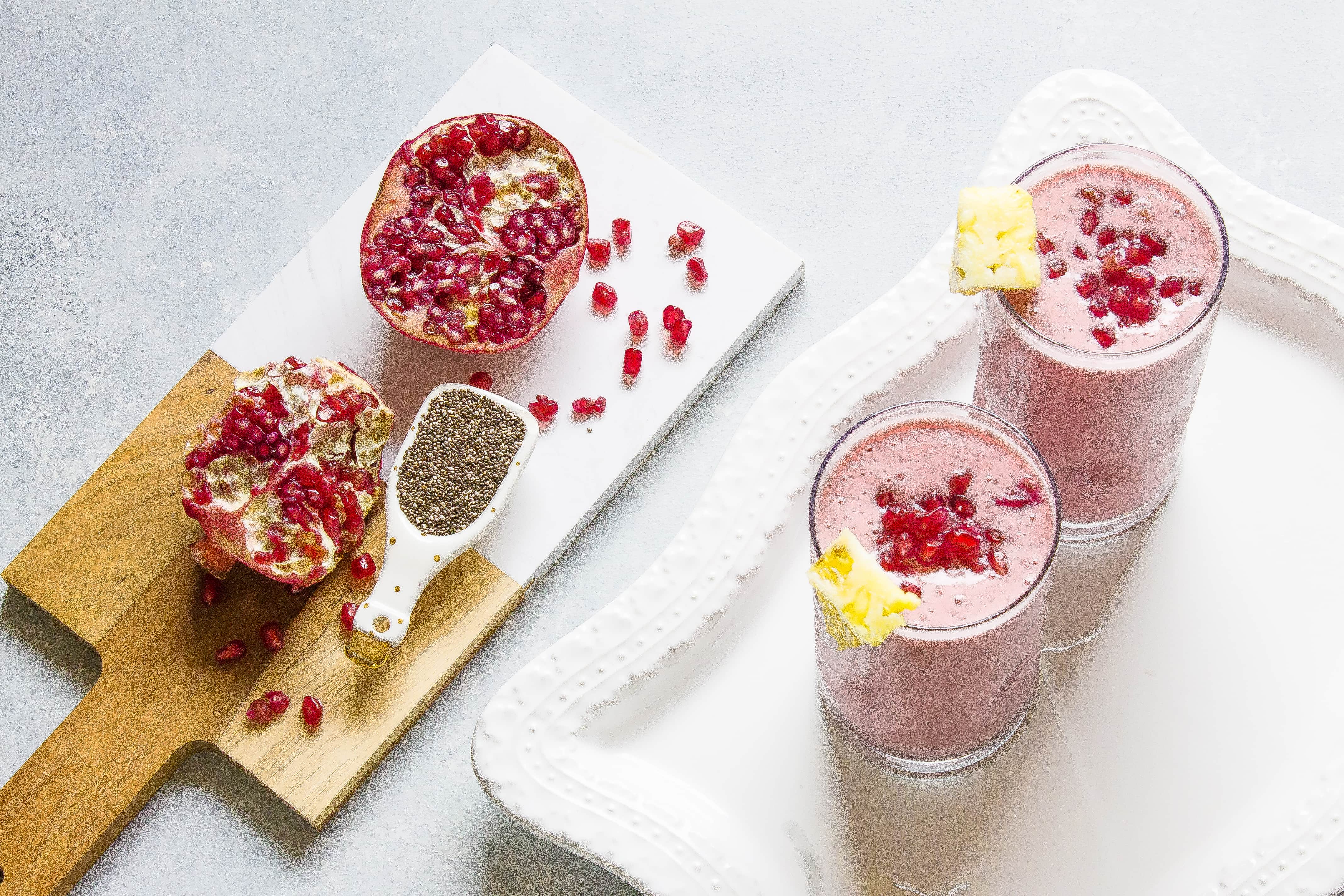 Creamy Pomegranate Power Smoothie