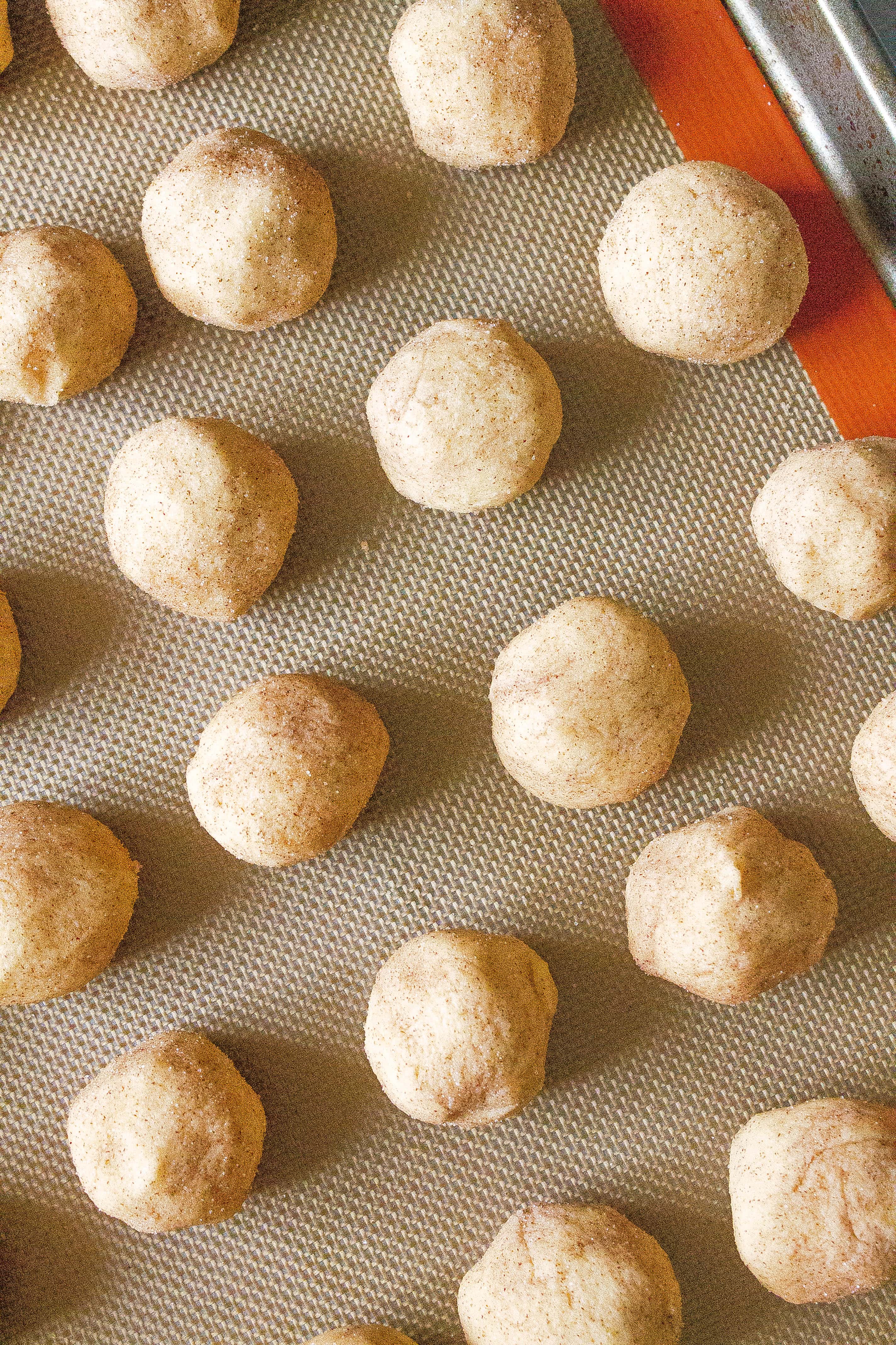 Snickerdoodle Cookie dough balls