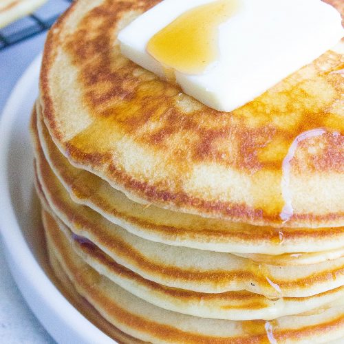 Fluffy Vanilla Yogurt Pancakes - Kathryn's Kitchen