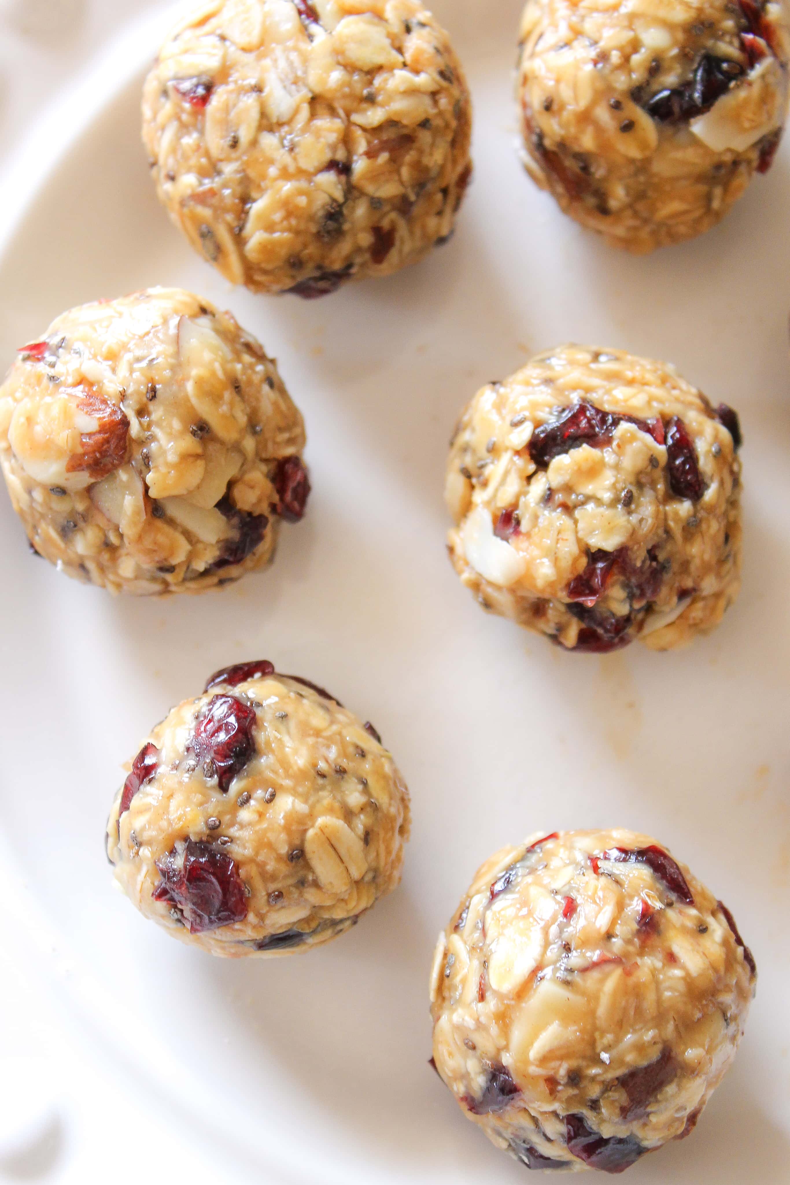 Cranberry Almond Energy Bites