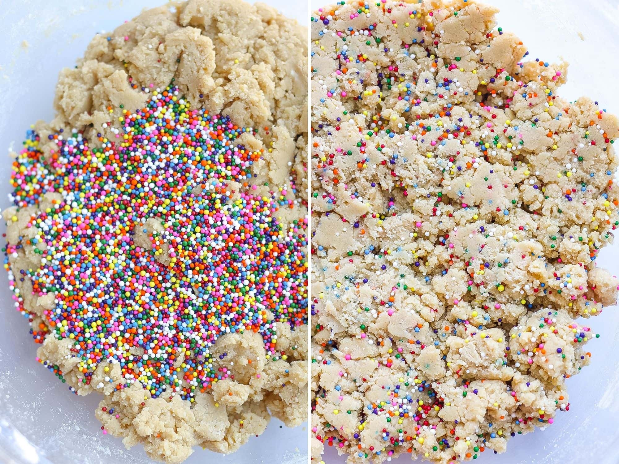 sprinkle cookie dough