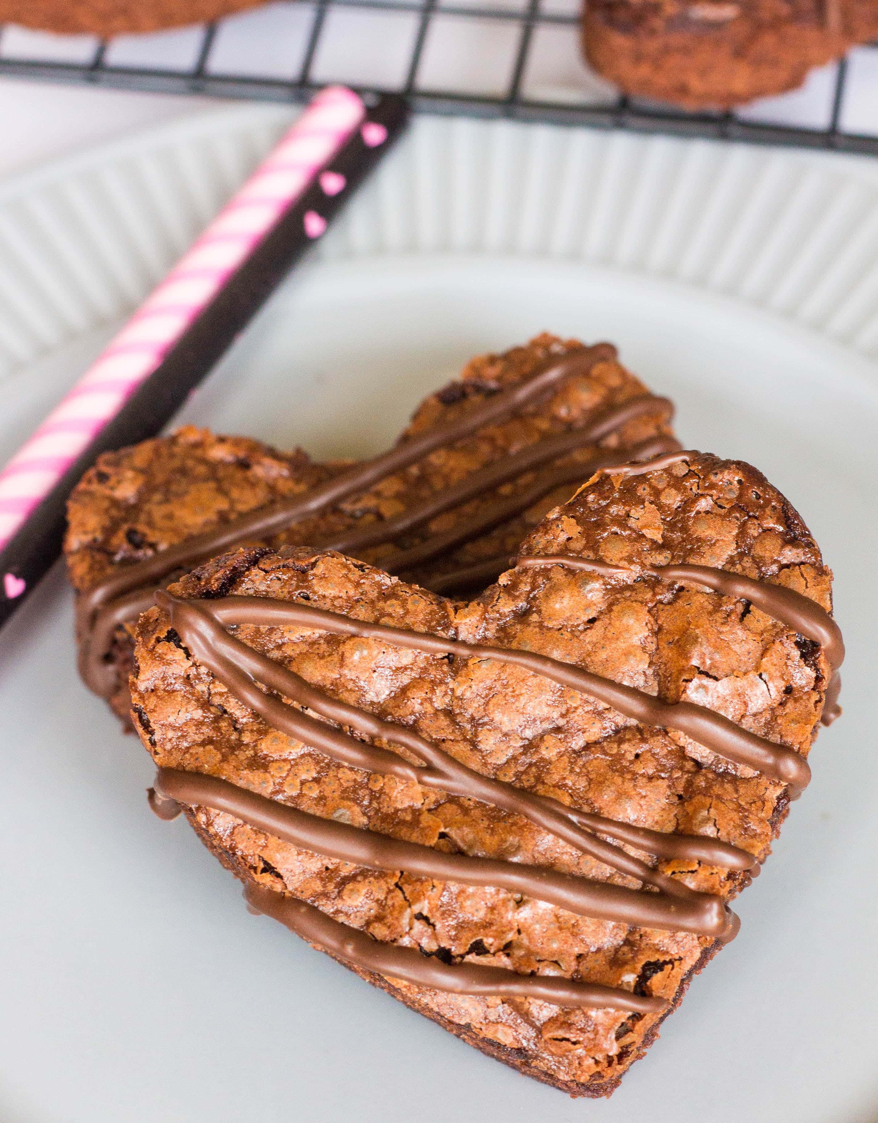 Heart Shaped Brownies