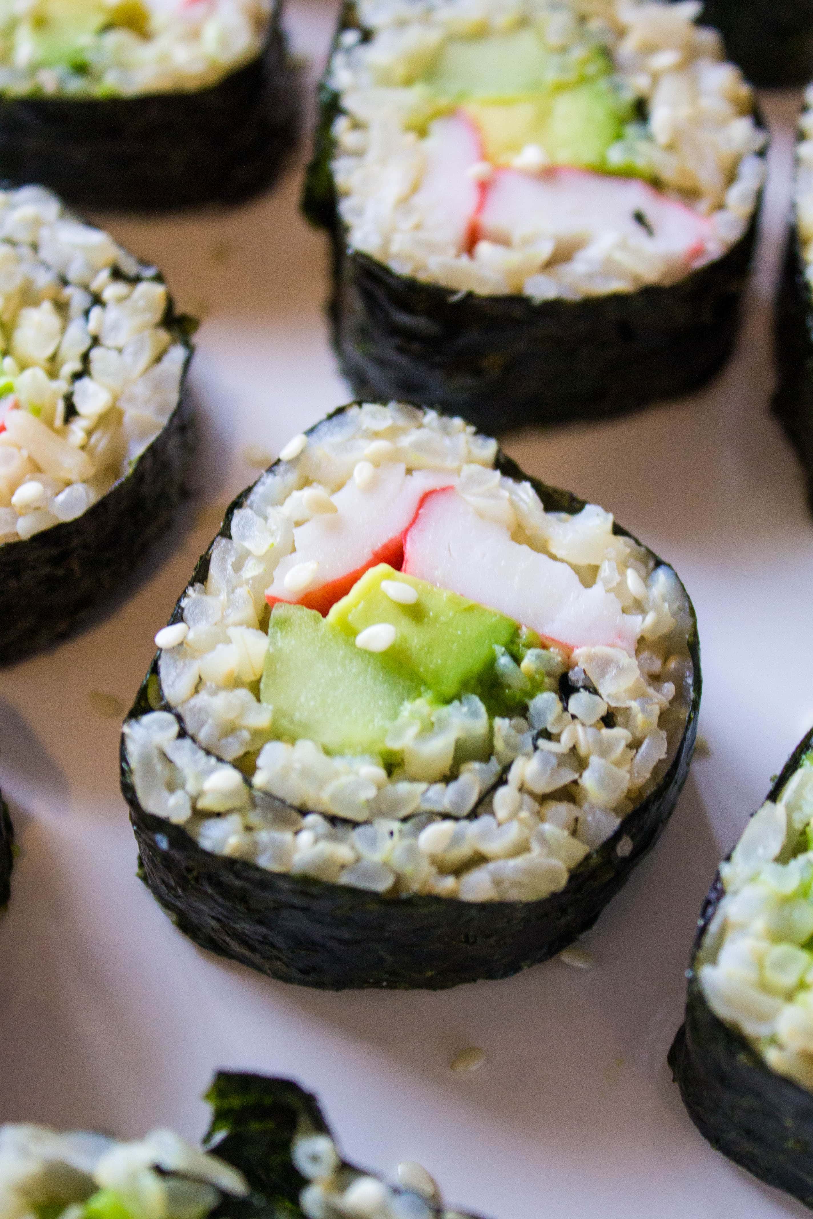 Easy California Sushi Rolls - Yummy Healthy Easy