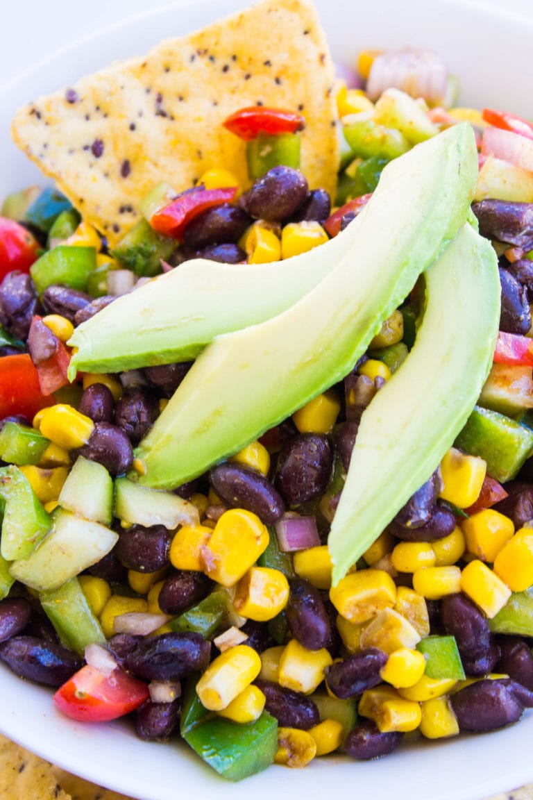 Black Bean and Corn Salsa Recipe (Spicy Cowboy Caviar)