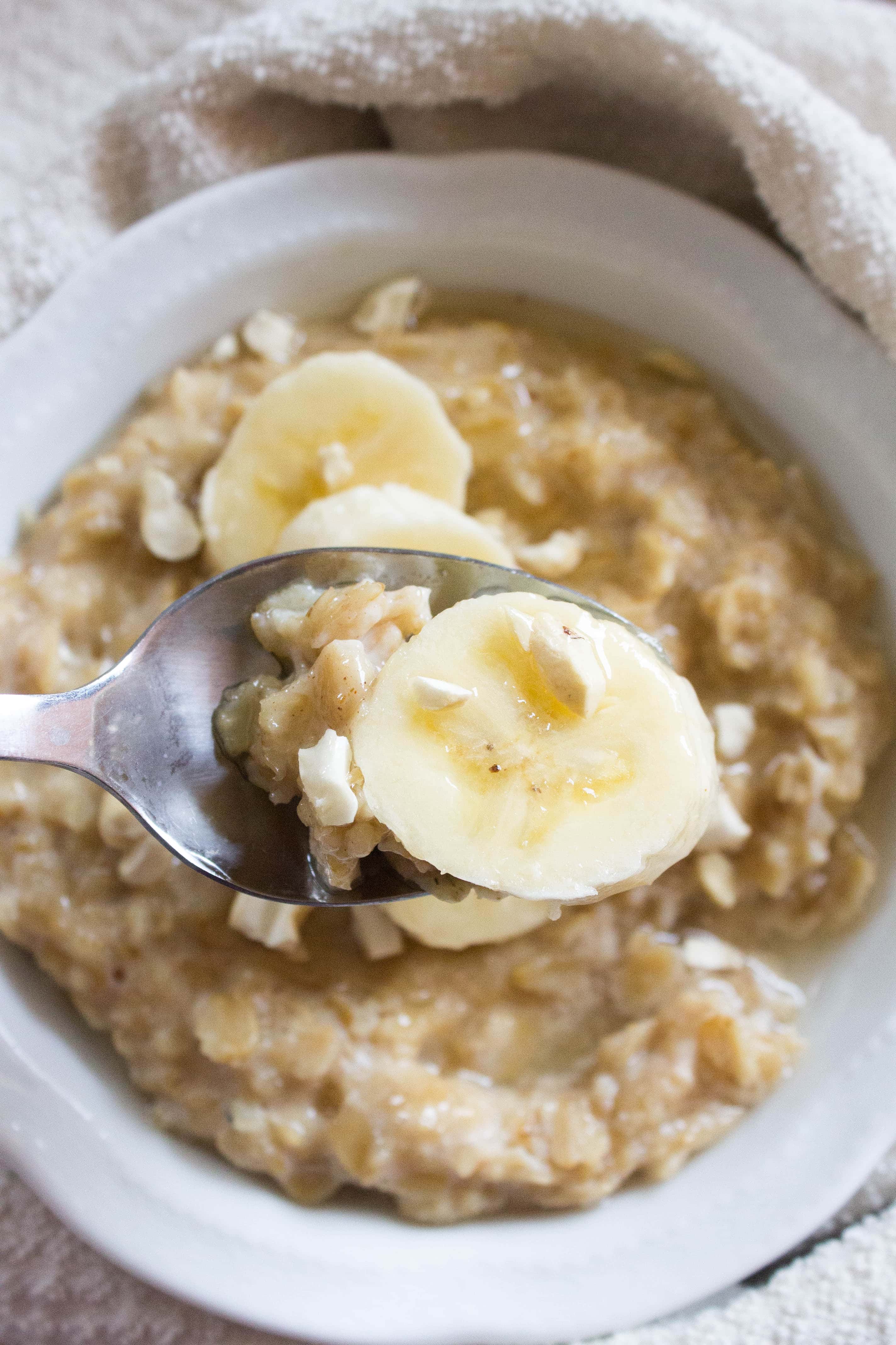 Peanut Butter Banana Bread Oatmeal