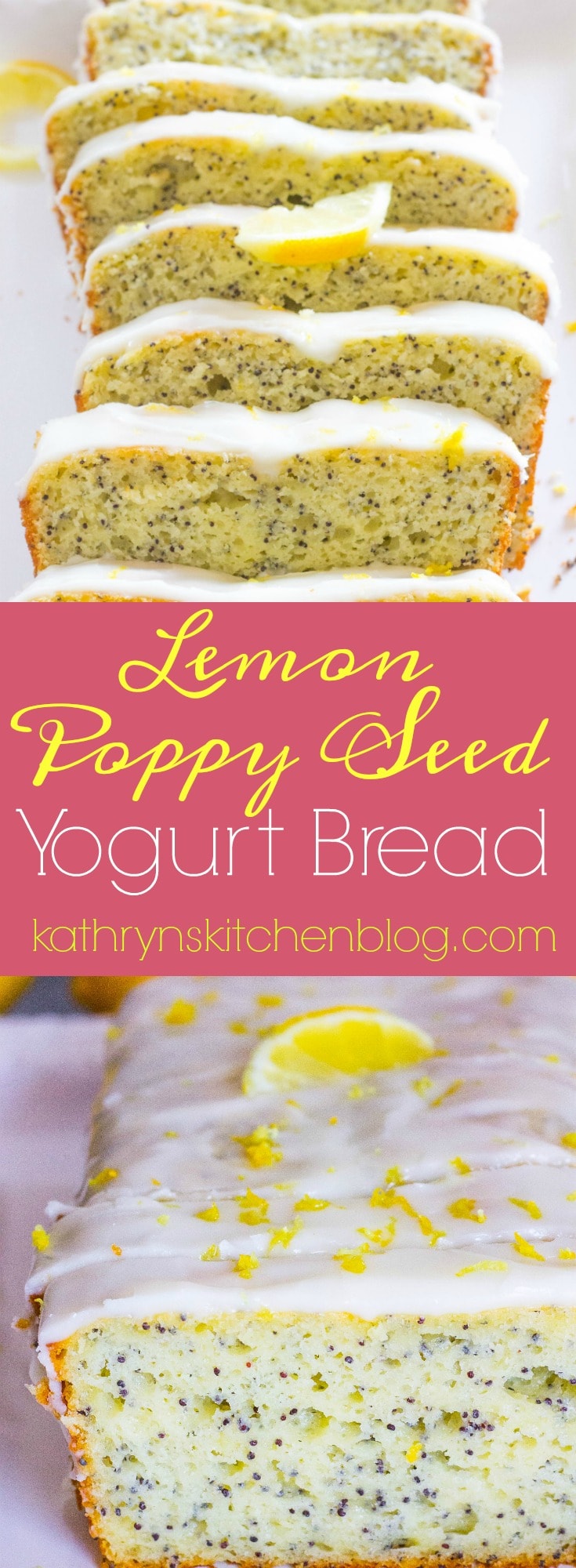 Lemon Poppy Seed Yogurt Bread