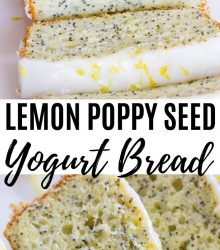 Lemon Poppy Seed Yogurt Bread