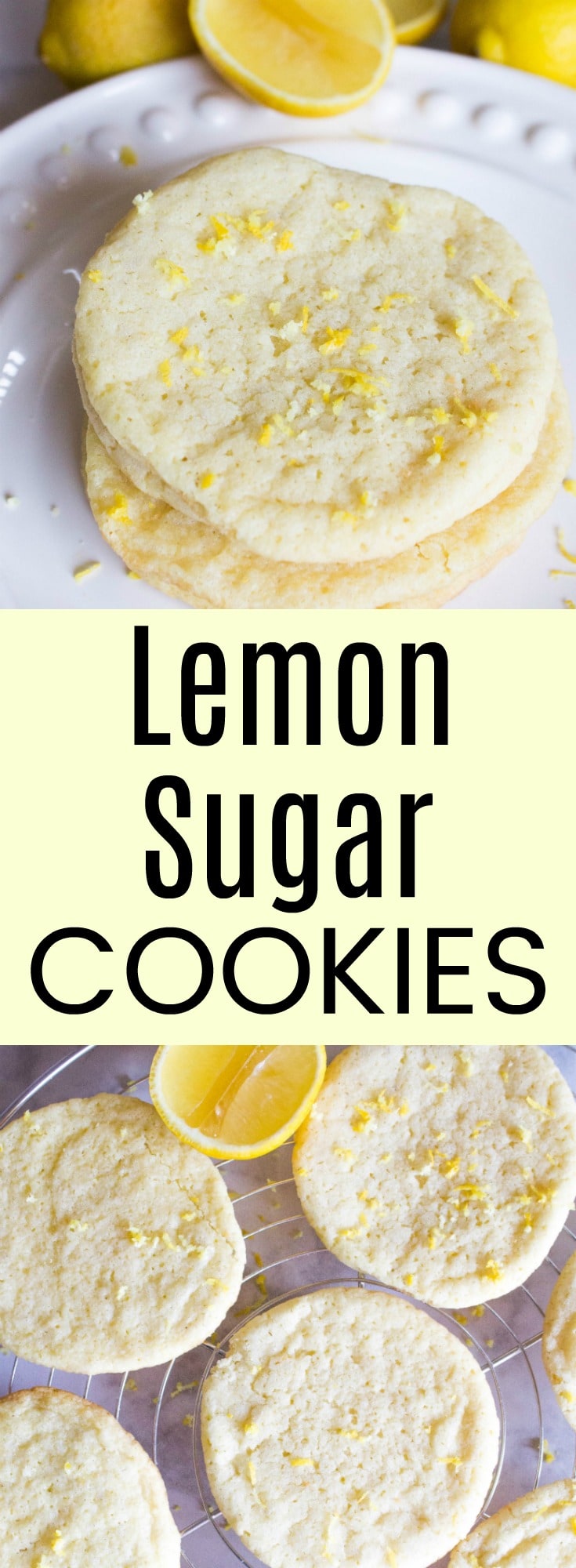 Lemon Sugar Cookies