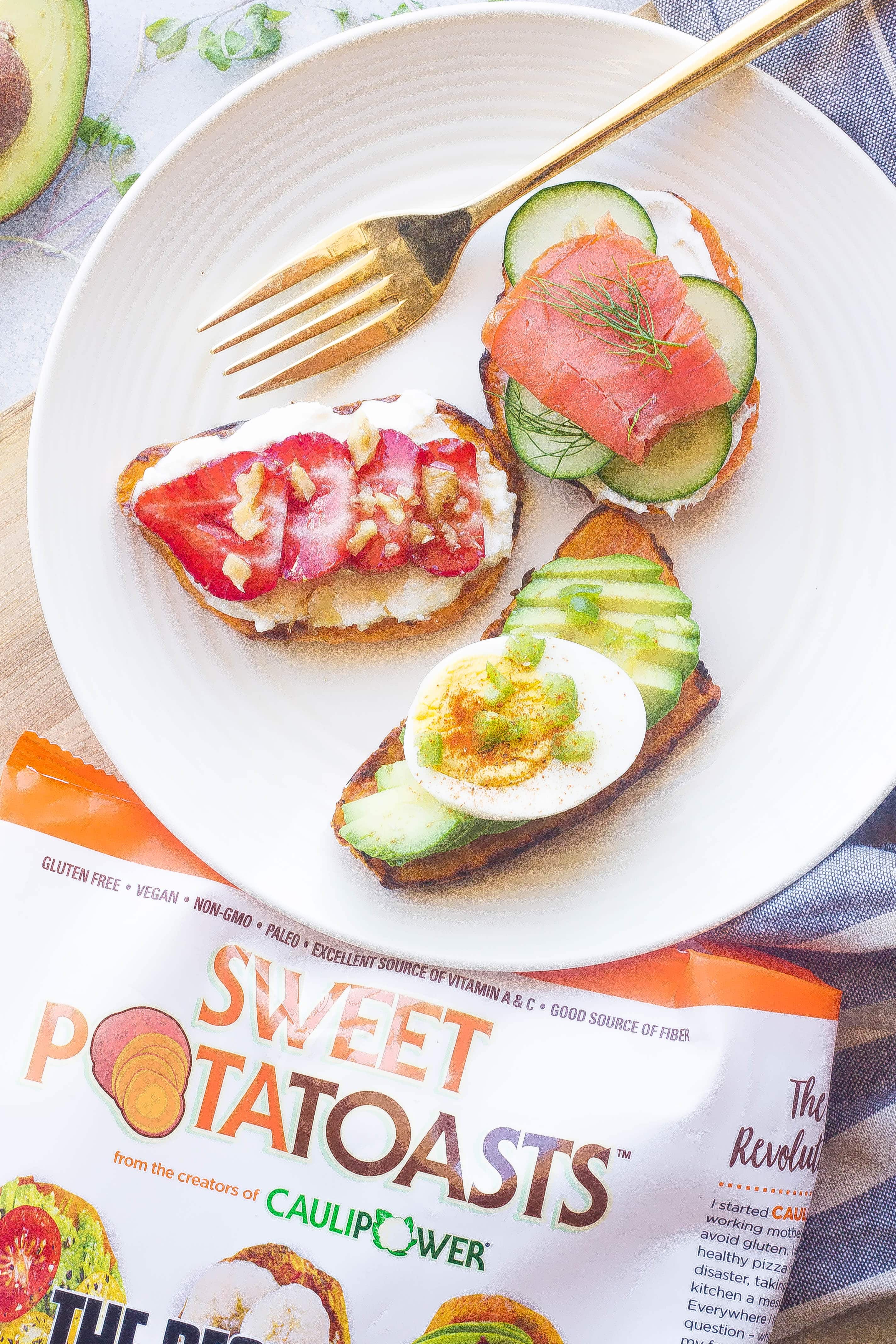 Sweet PotaTOASTS for breakfast