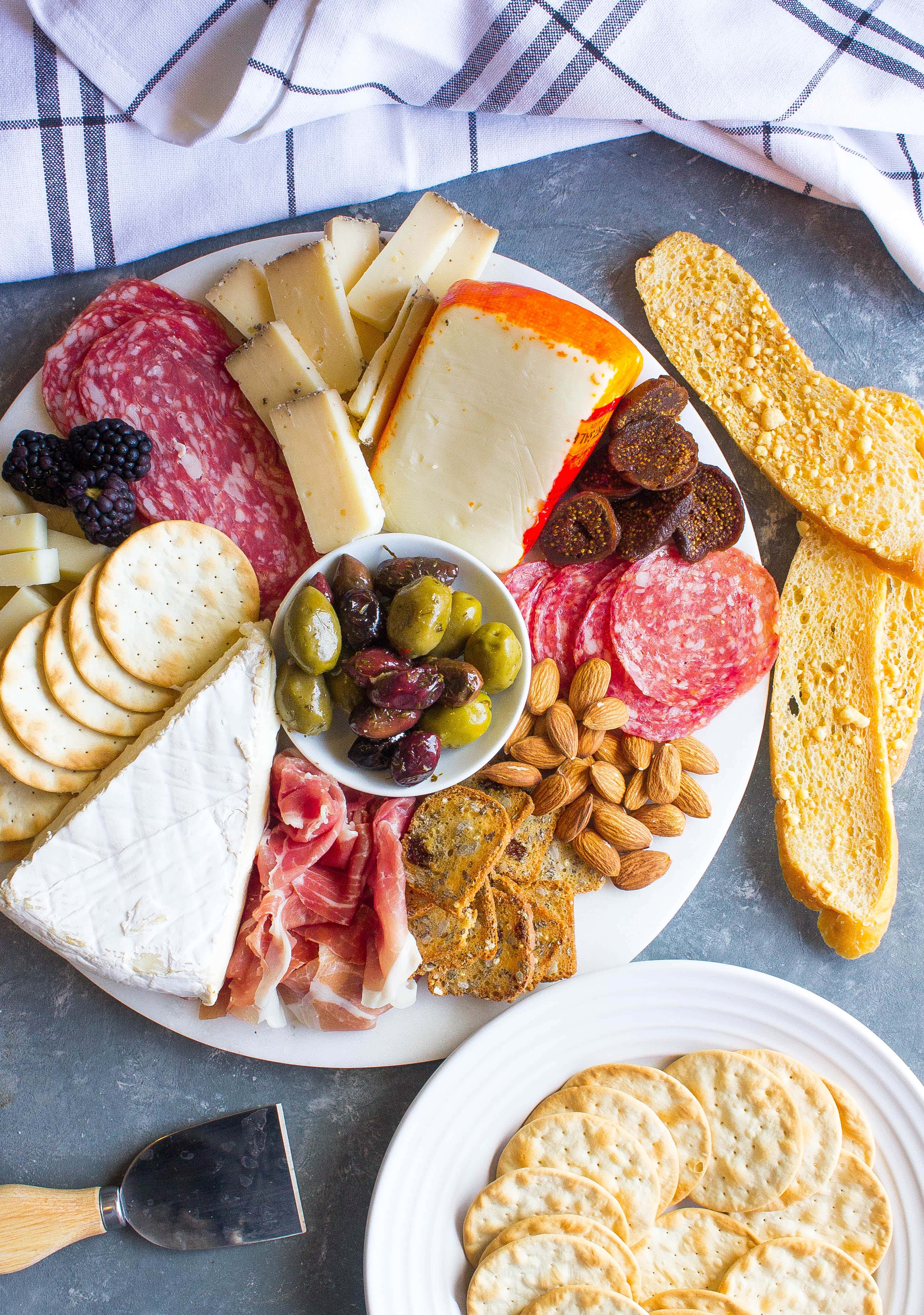 fruit and cheese platter