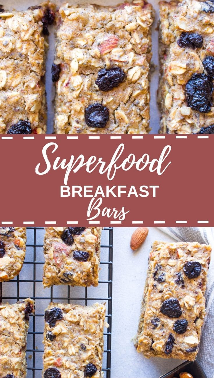 Superfood Breakfast Bars Kathryns Kitchen Blog