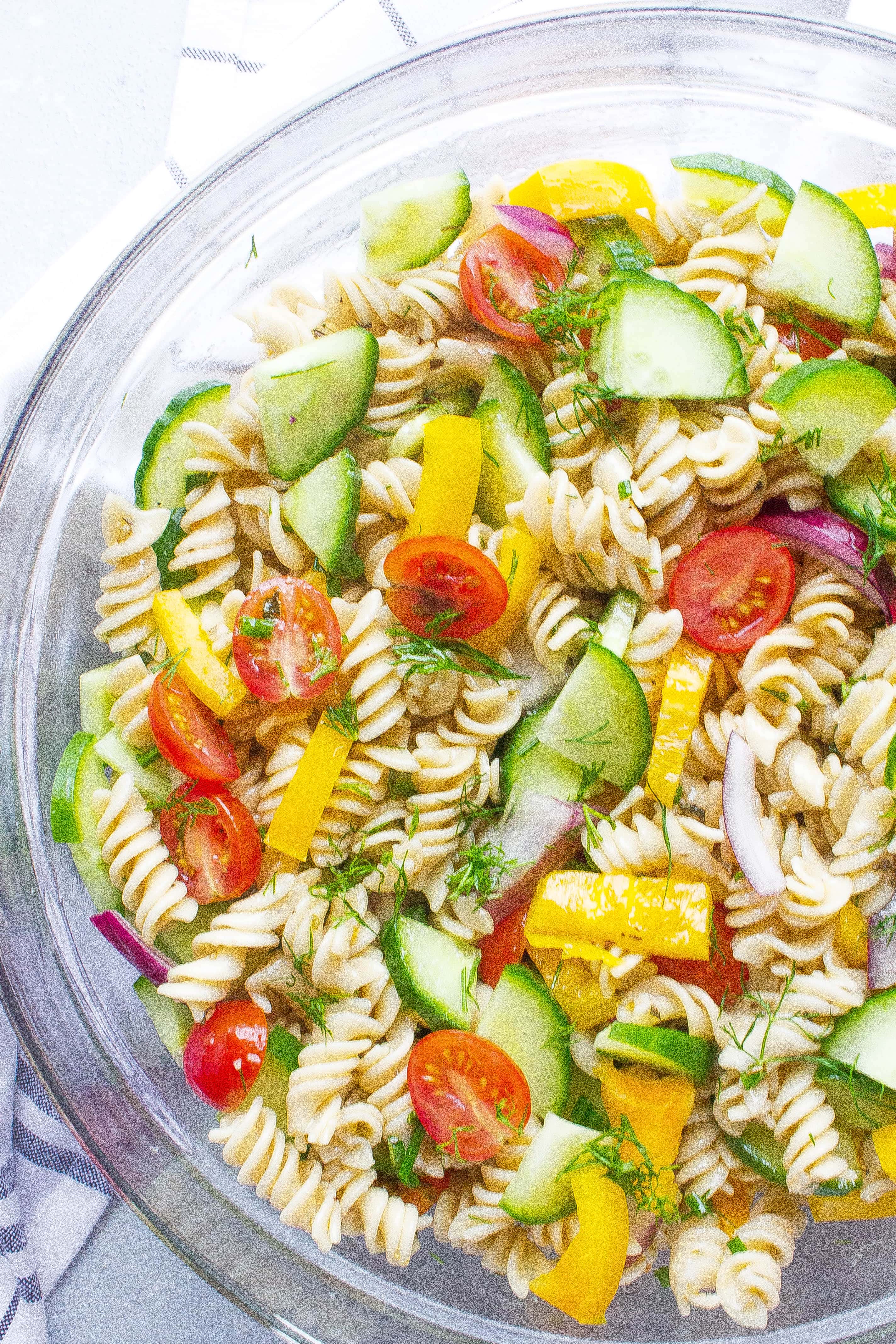 Vegetable Herb Pasta Salad 