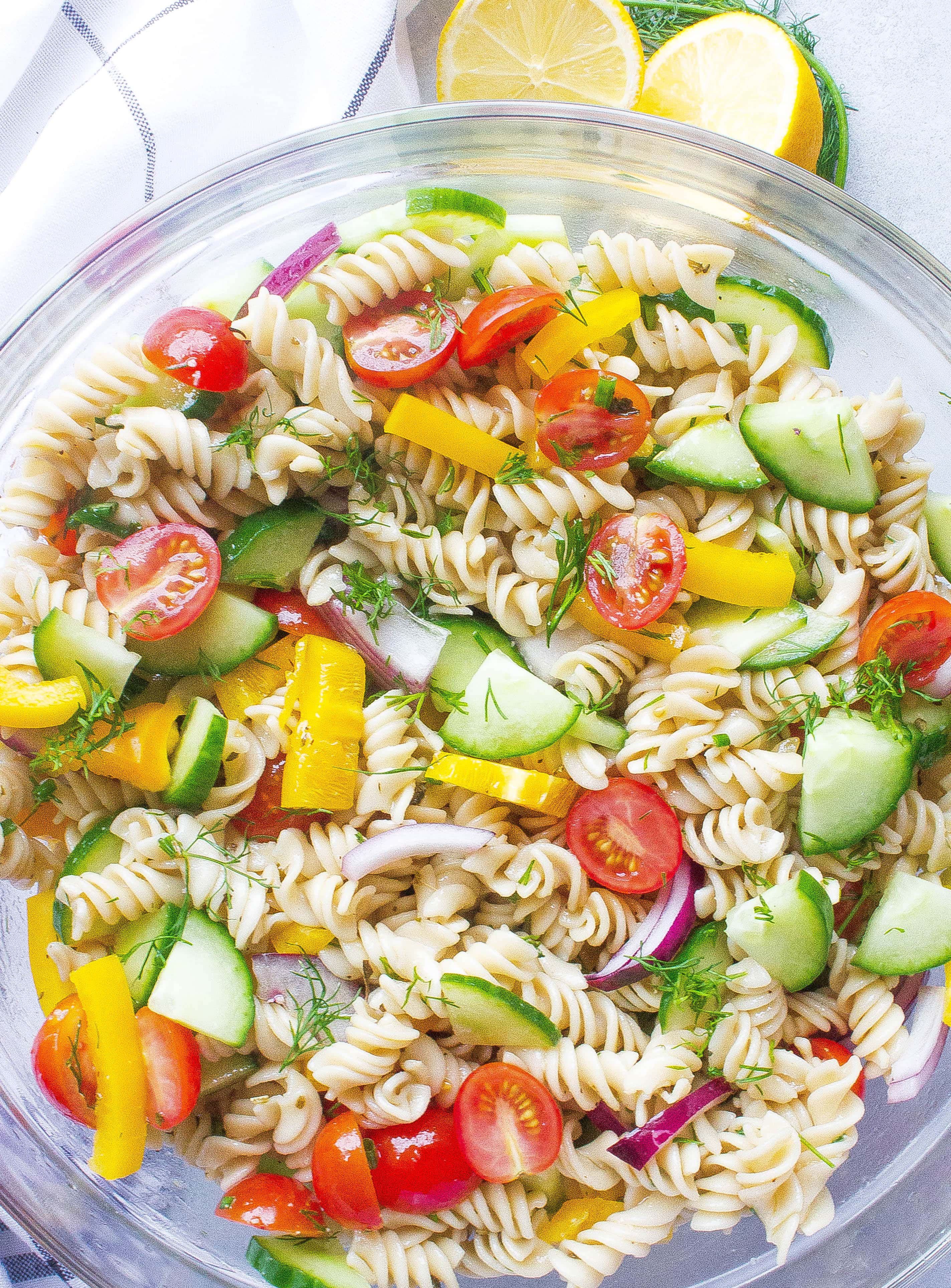 Vegetable Herb Pasta Salad