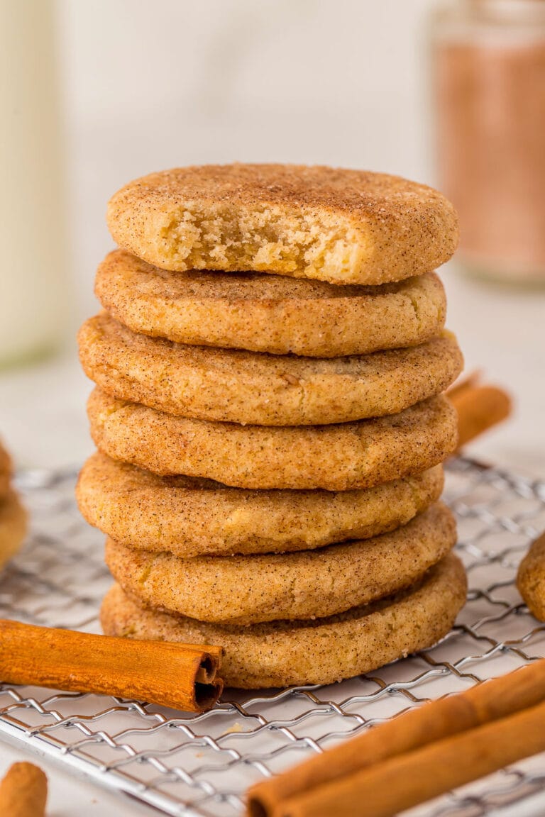 Soft and Buttery Snickerdoodles