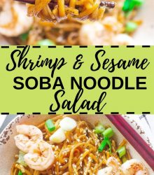 Shrimp Soba Noodle Salad