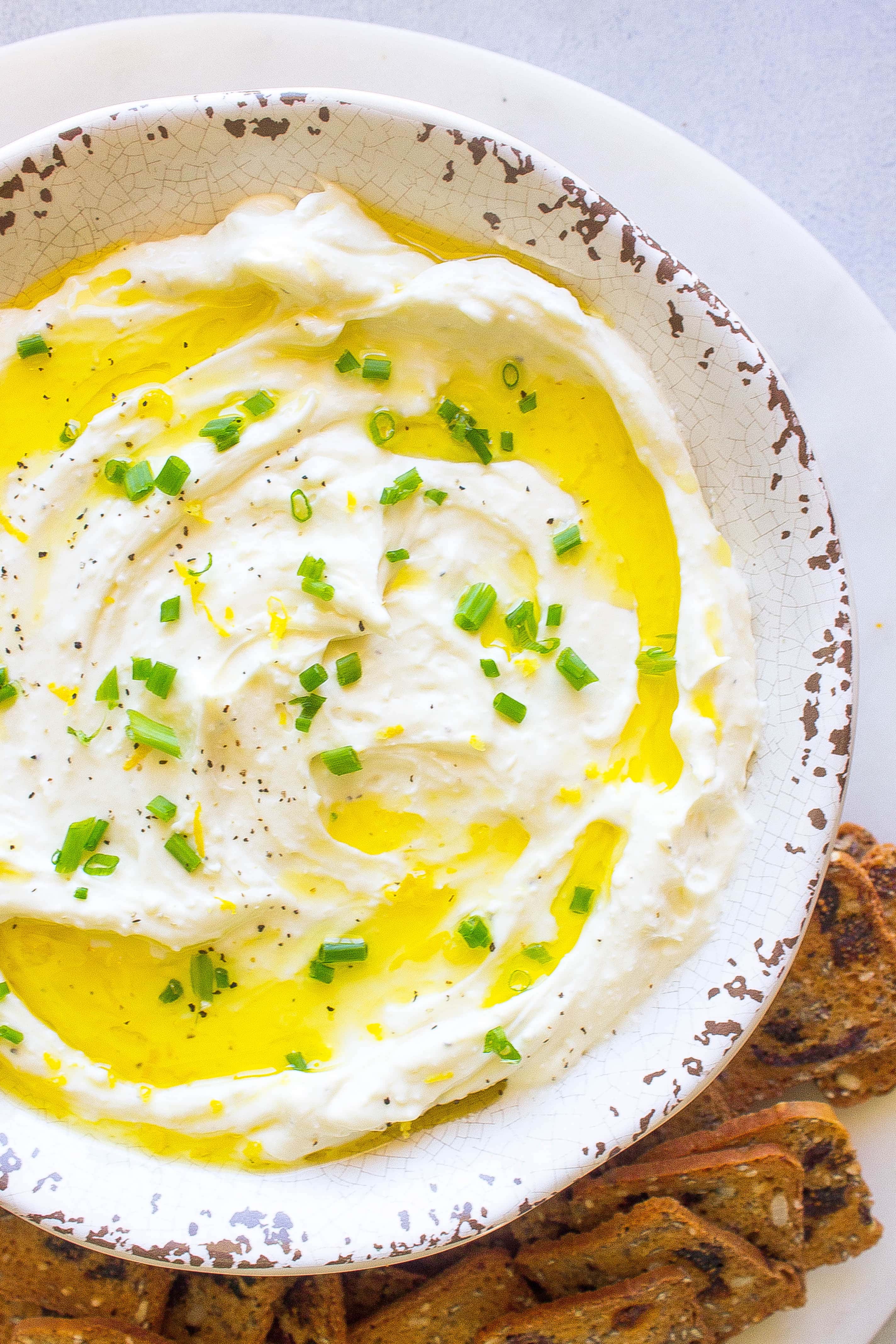 Whipped Feta Garlic Dip