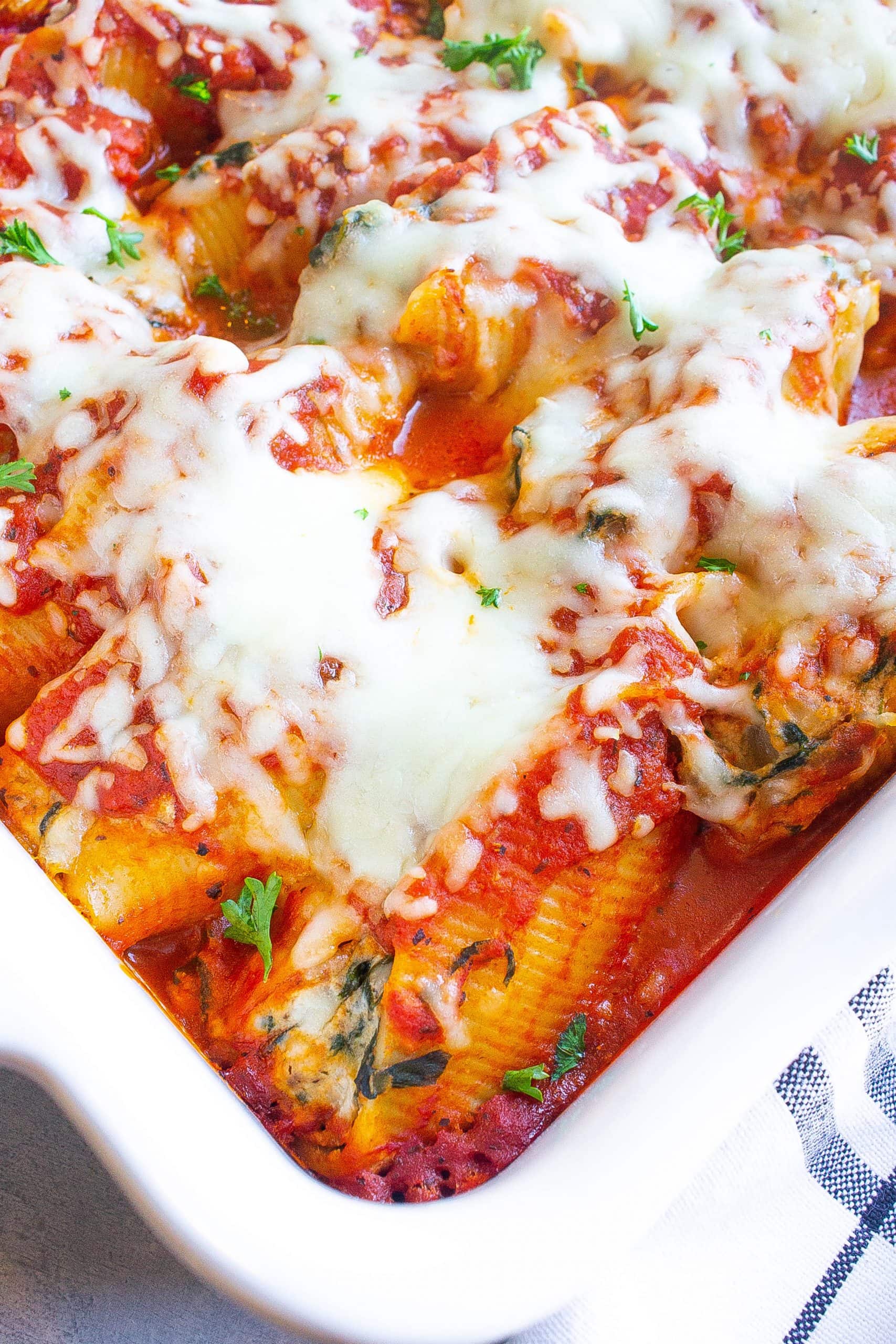 Beef Lasagna Stuffed Shells