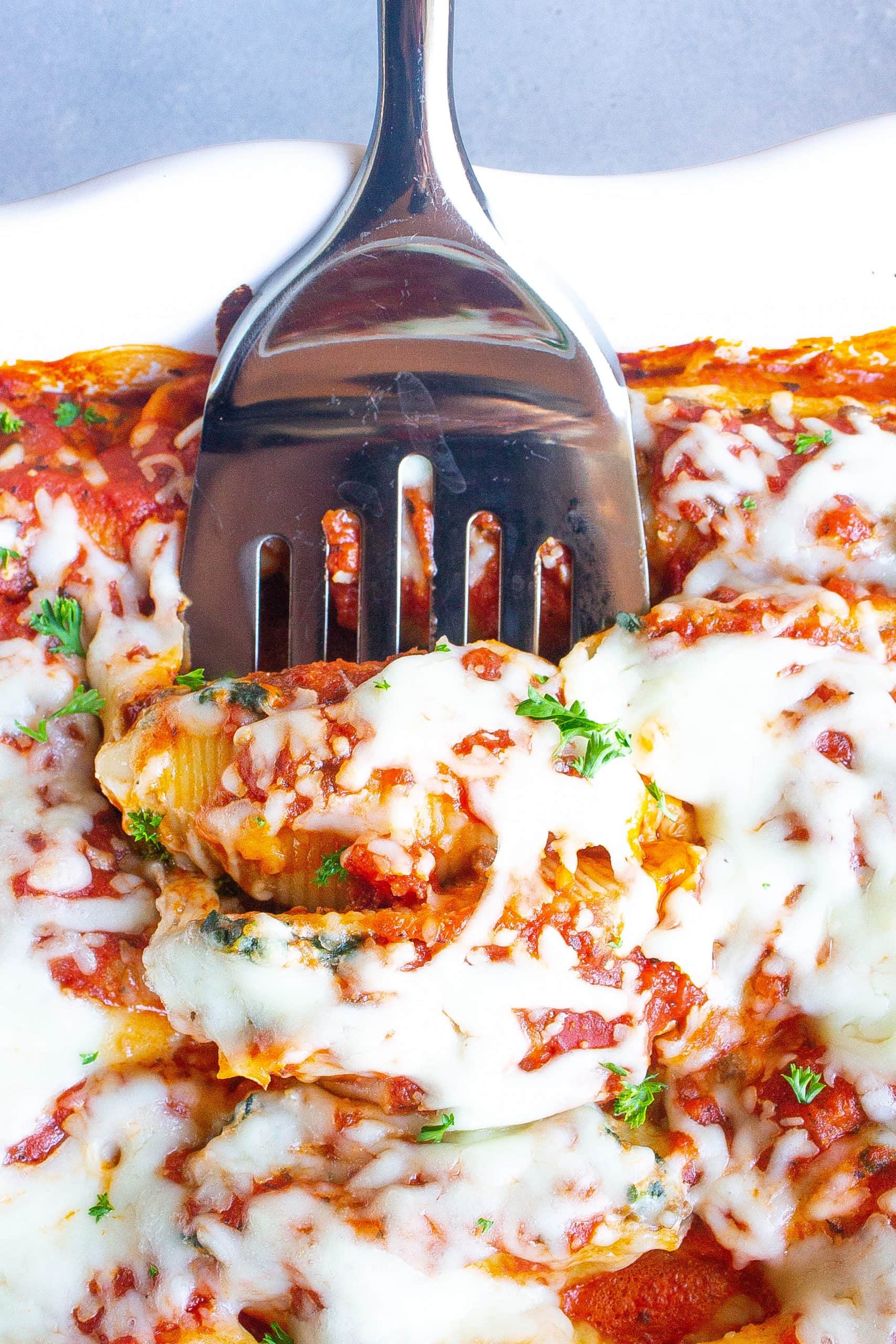 Beef Lasagna Stuffed Shells