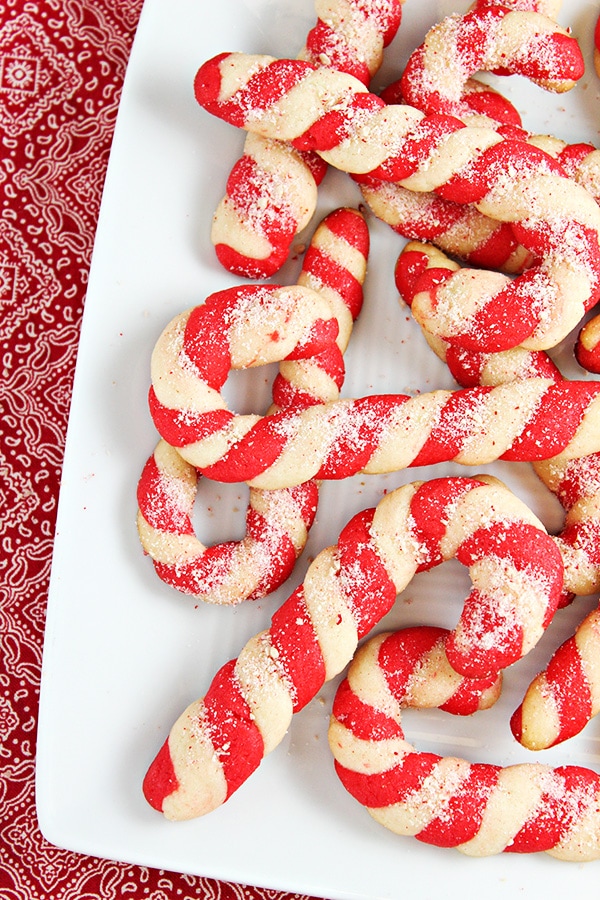 Christmas Candy Cane Cookies