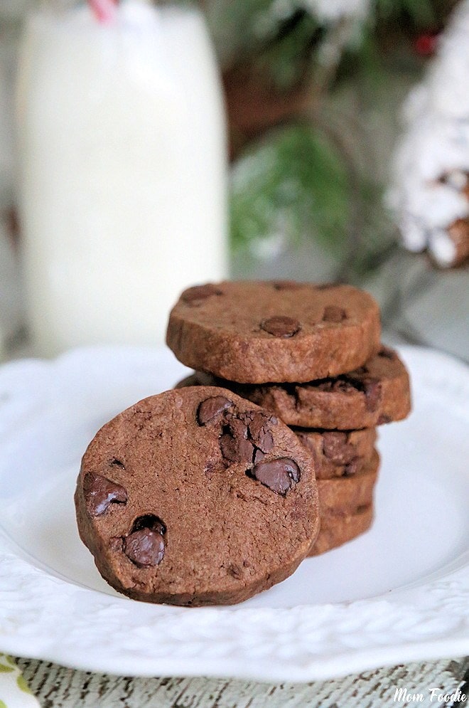 Double Chocolate Shortbread Cookies