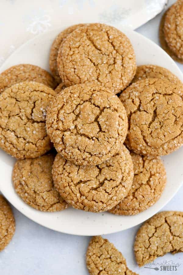 Big Chewy Ginger Molasses Cookies 