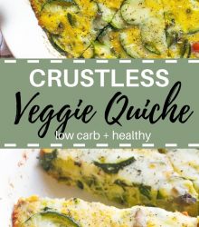 Veggie Crustless Quiche